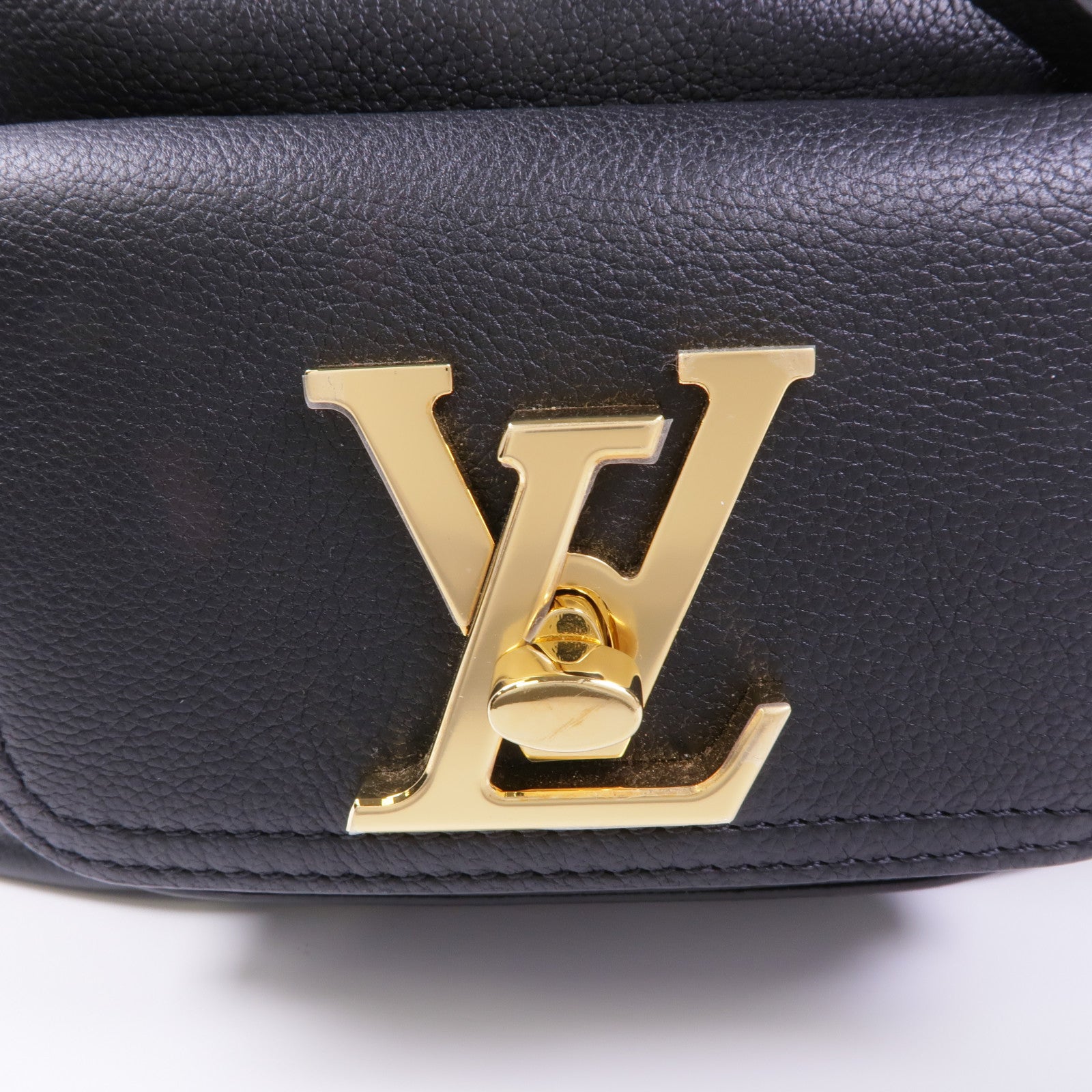 LOUIS VUITTON 牛皮皮革Lockme Bucket金扣手挽肩背兩用袋