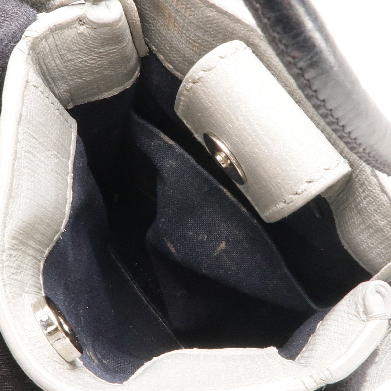 BALENCIAGA 牛皮皮革Mini Shopping Phone Holder銀扣手挽肩背兩用袋