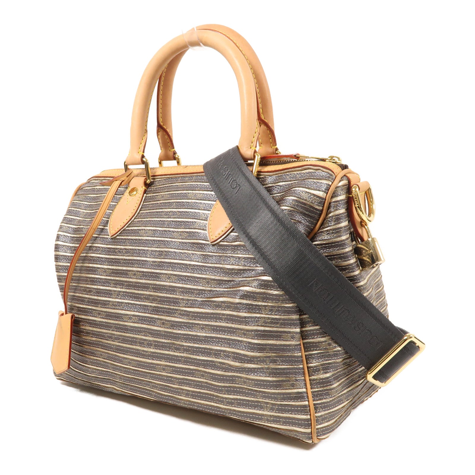 LOUIS VUITTON LV GHW Speedy Bandouliere 30 2 Way Bag M40357 Monogram Eden Brown