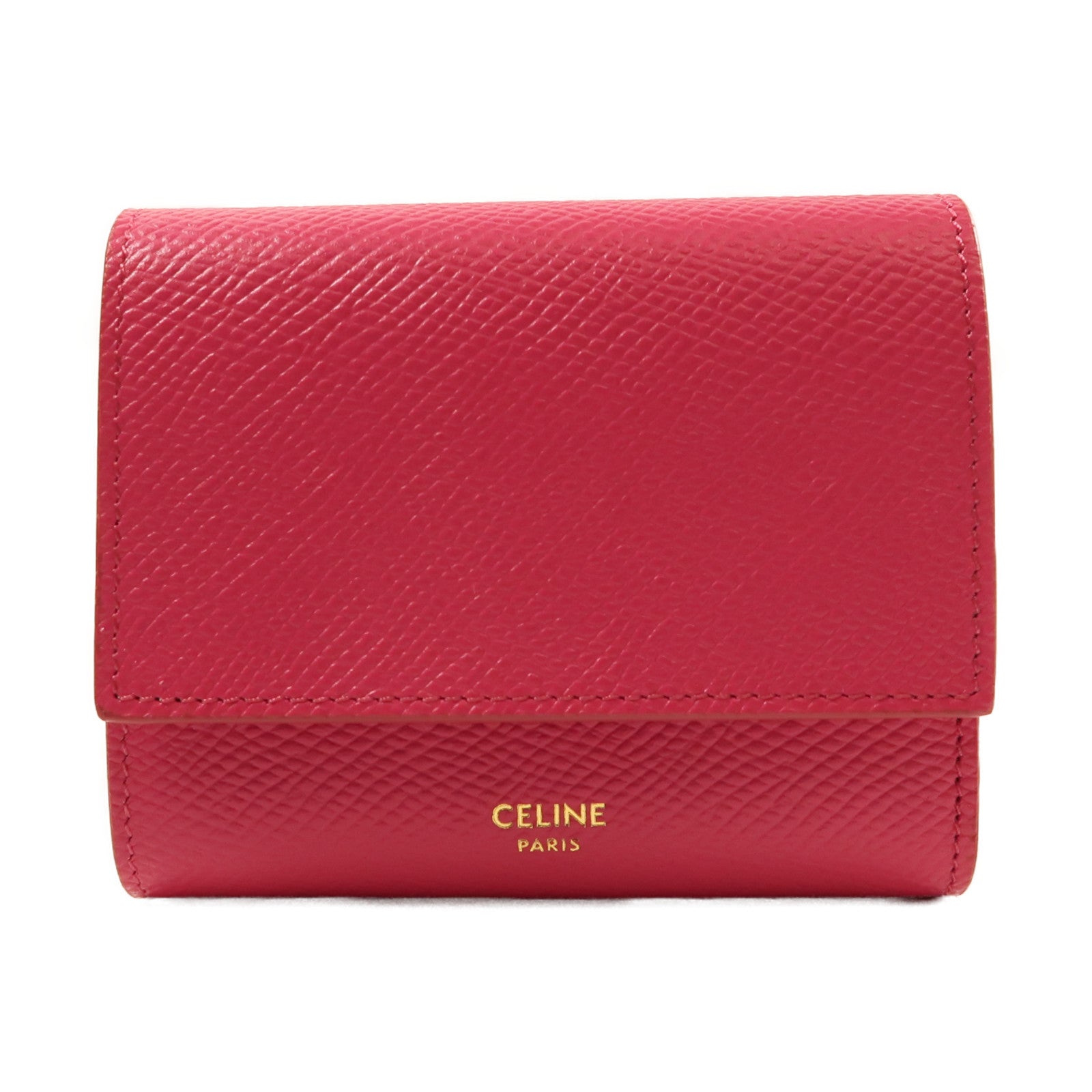 CELINE 牛皮皮革Wallet錢包粉紅色