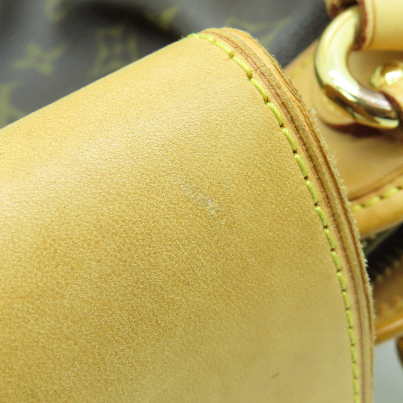 LOUIS VUITTON 【激減優惠】Monogram Boetie MM金扣手挽袋啡色