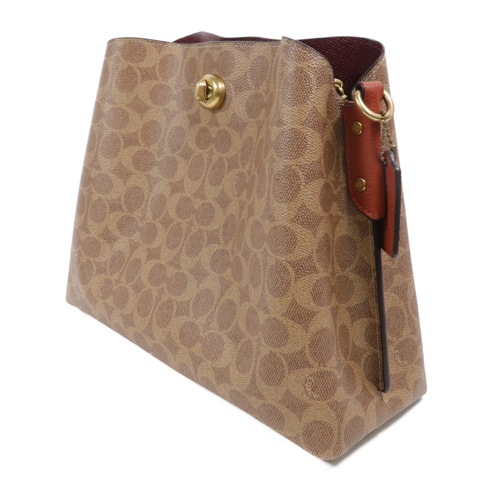COACH 塗層帆布Shoulder Bag肩背袋