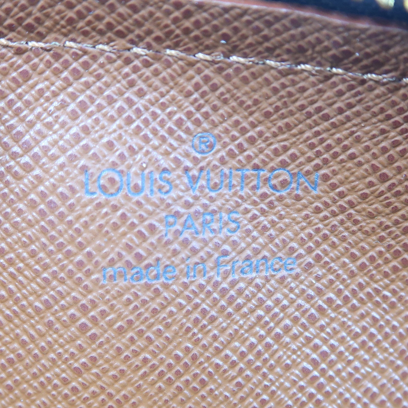 LOUIS VUITTON Monogram Papillon PM金扣手挽袋棕色