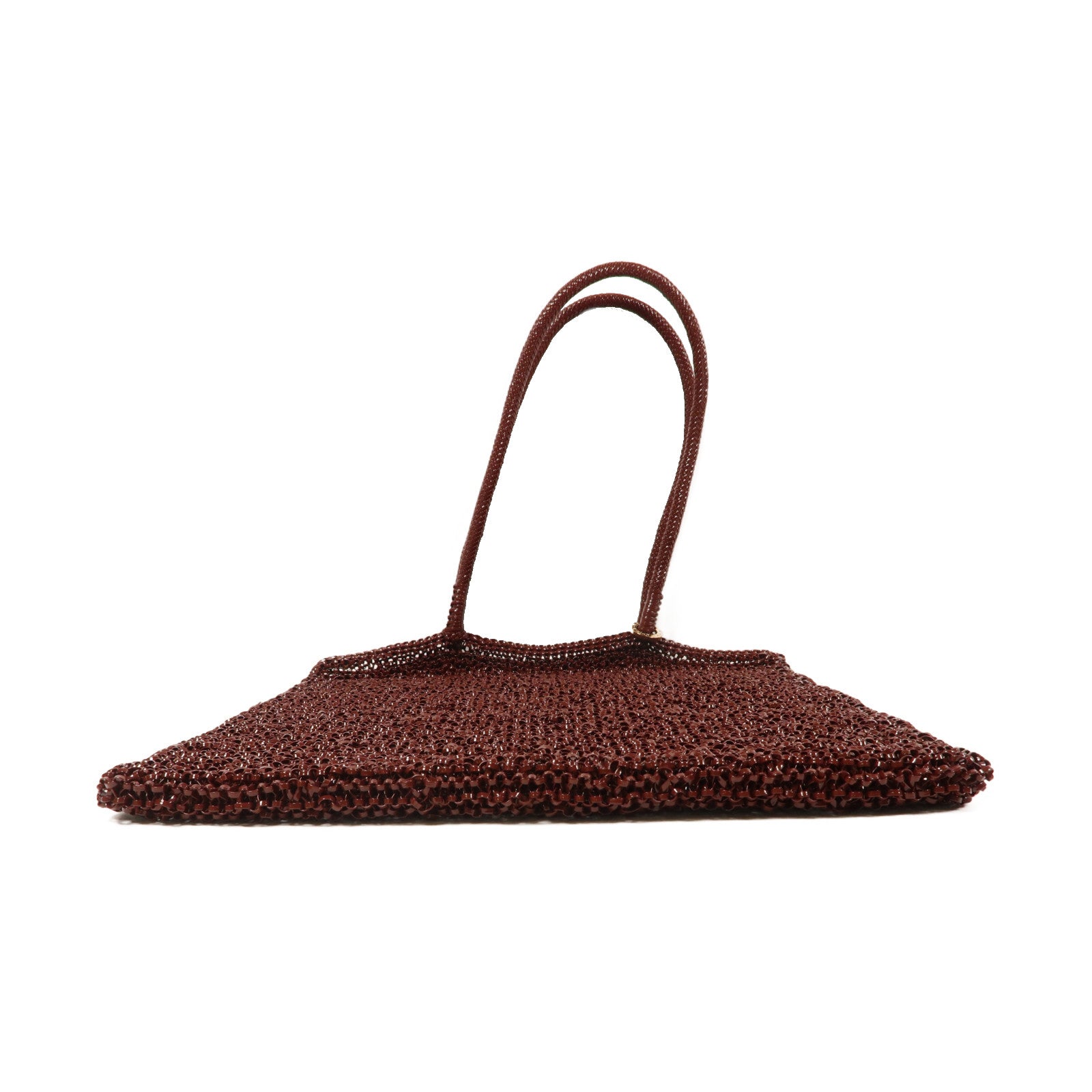 ANTEPRIMA PVC Wirebag金扣肩背袋紅色