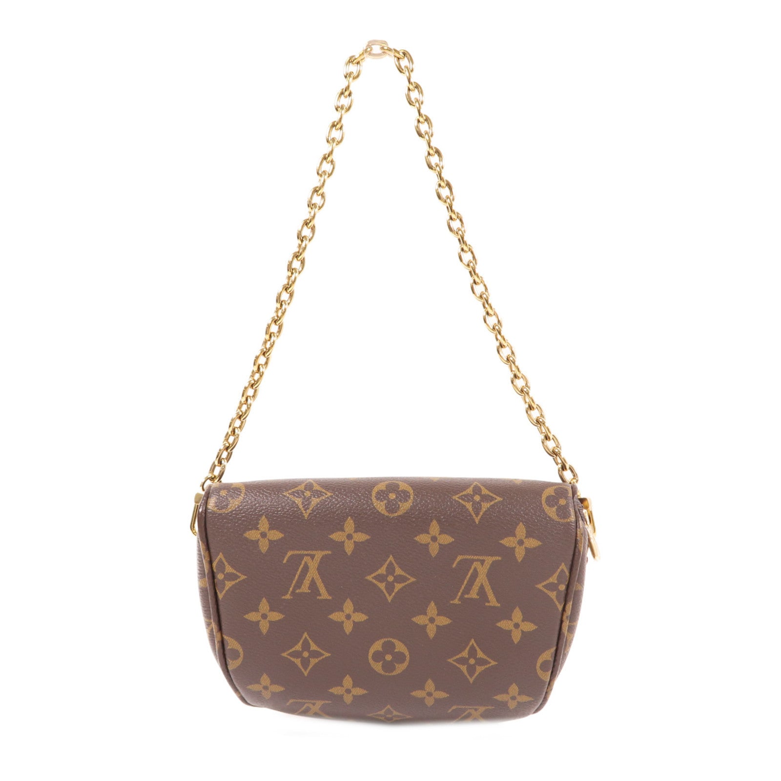 LOUIS VUITTON Monogram Mini Bumbag金扣手挽肩背兩用袋棕色