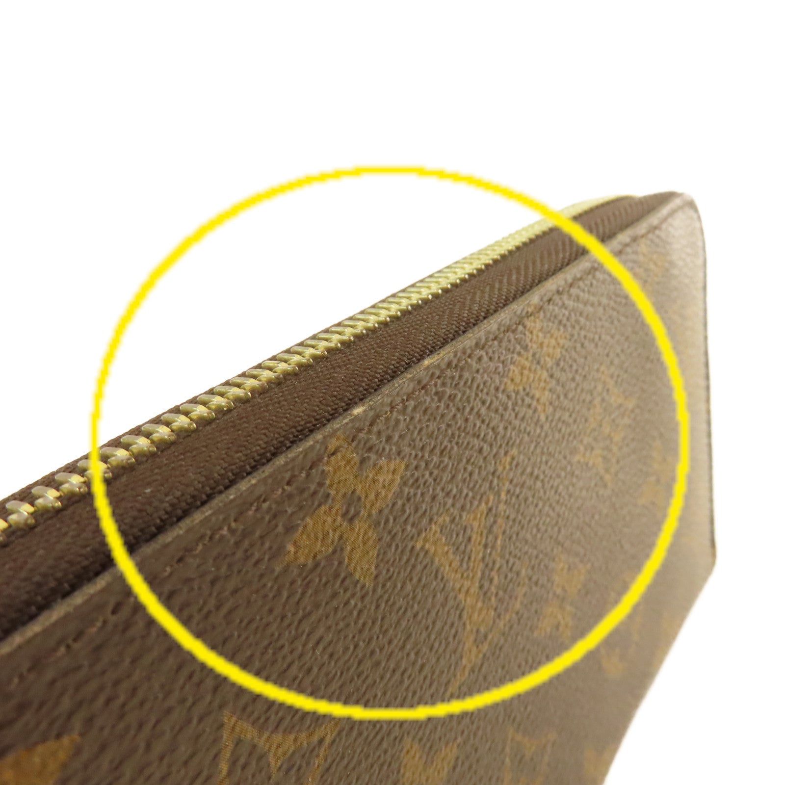 LOUIS VUITTON Monogram Zippy Wallet拉鏈長錢包啡色