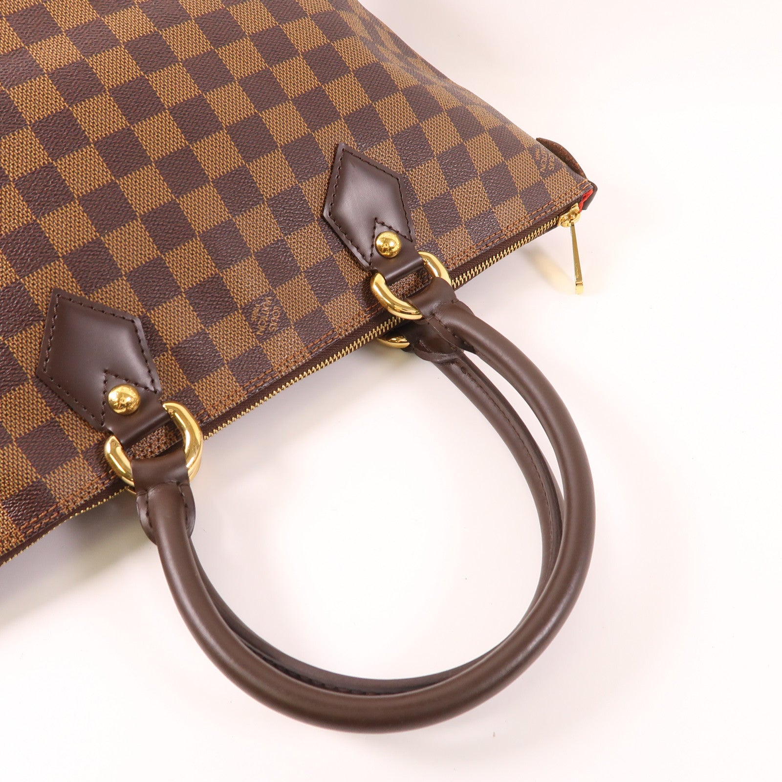 LOUIS VUITTON LV GHW Saleya PM Shoulder Handbag N51183 Damier Brown