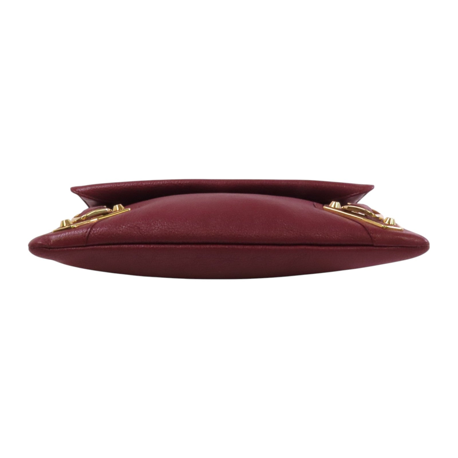 BALENCIAGA 羊皮皮革Edge Envelope金扣肩背/手拿兩用袋