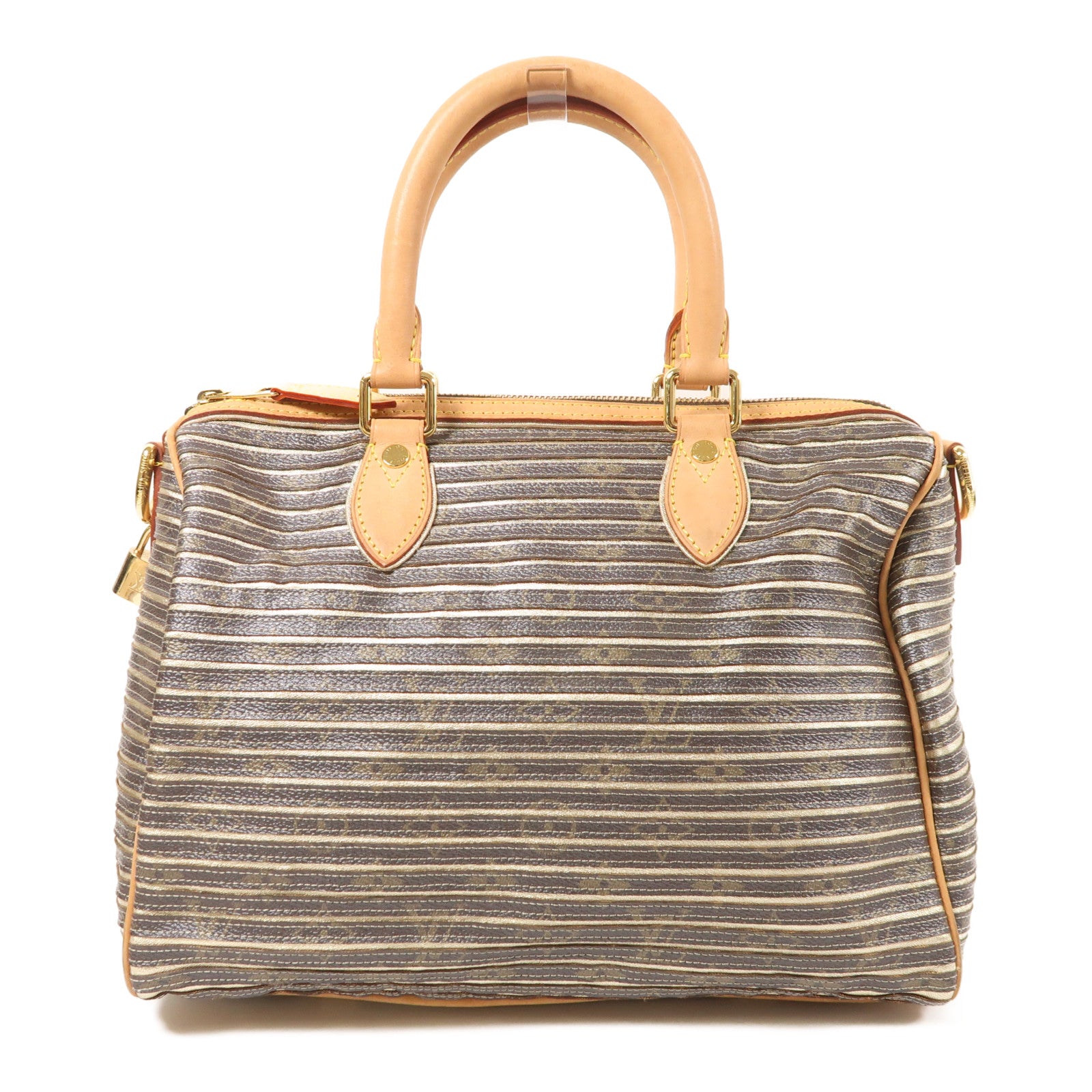 LOUIS VUITTON LV GHW Speedy Bandouliere 30 2 Way Bag M40357 Monogram Eden Brown