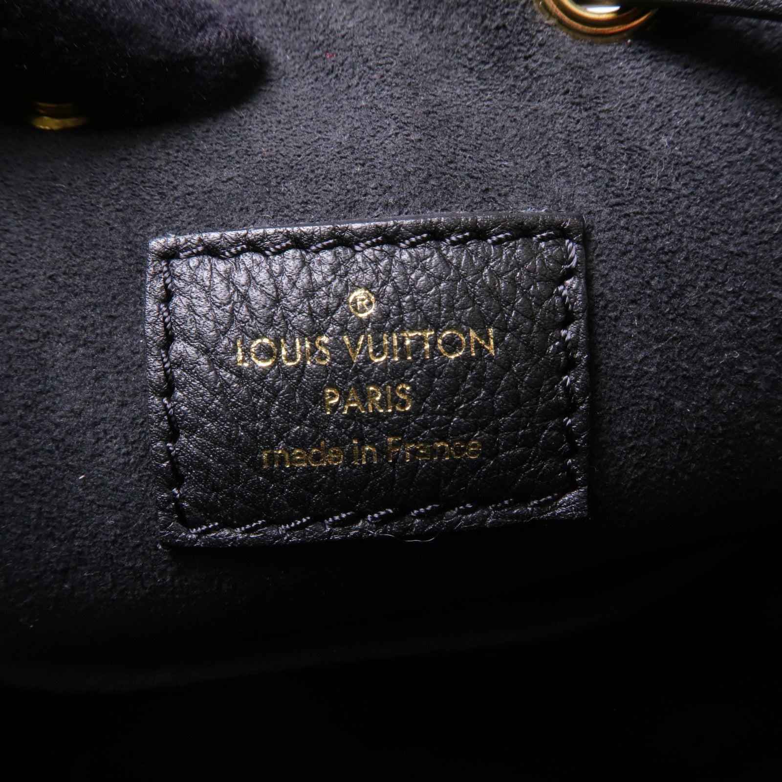 LOUIS VUITTON 牛皮皮革Lockme Bucket金扣手挽肩背兩用袋