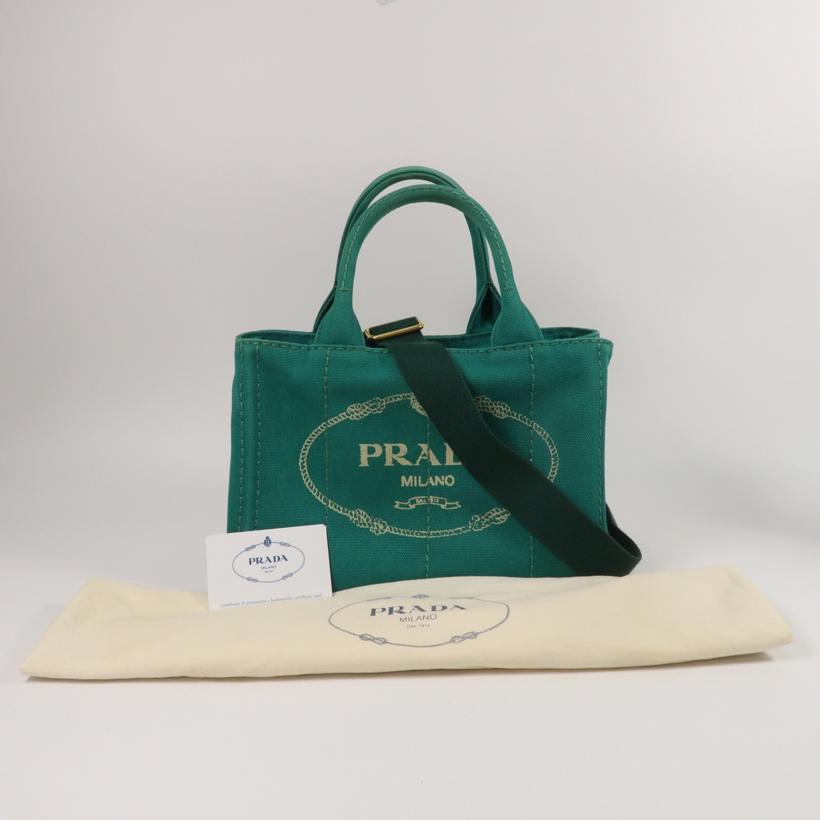 PRADA 帆布2 Way Shoulder手挽肩背兩用袋