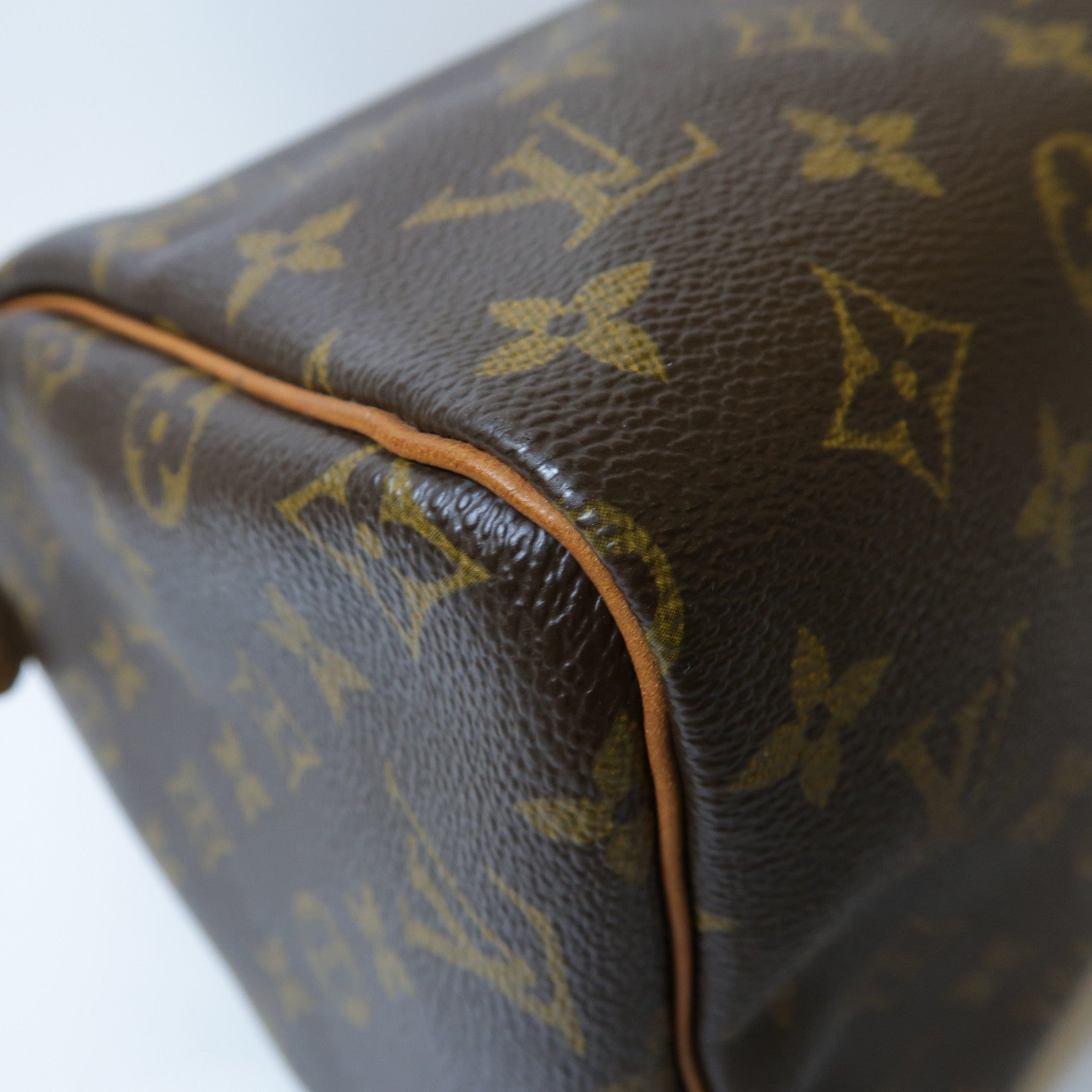 LOUIS VUITTON 【激減優惠】Monogram Speedy 30金扣手挽袋啡色