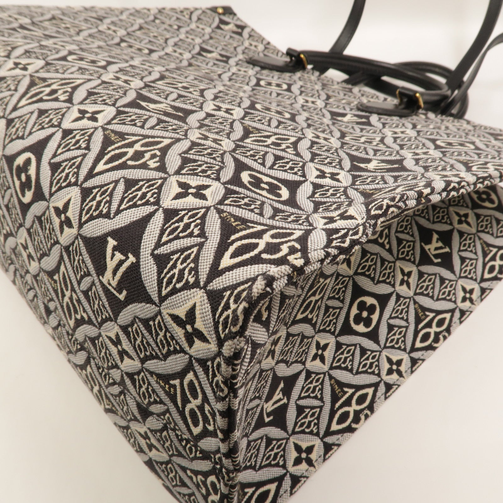 LOUIS VUITTON Monogram Jacquard Since 1854 OnTheGo GM手挽肩背兩用袋