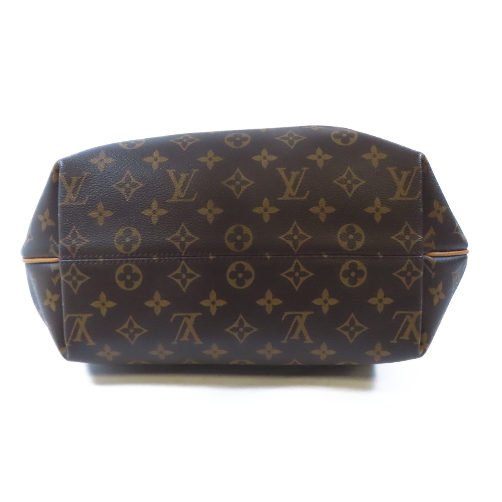 LOUIS VUITTON Monogram Turenne MM金扣手挽肩背兩用袋棕色
