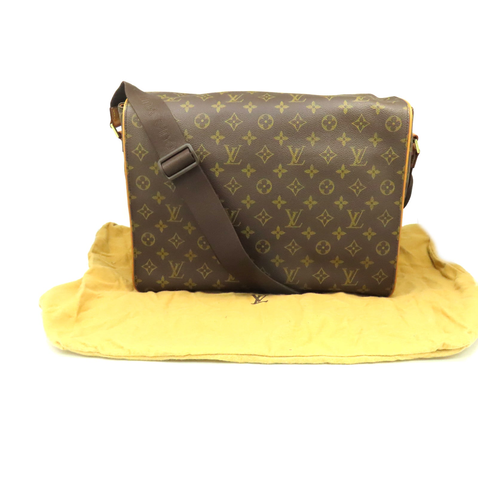 LOUIS VUITTON 【激減優惠】Monogram Abbesses Shoulder Bag金扣肩背袋啡色