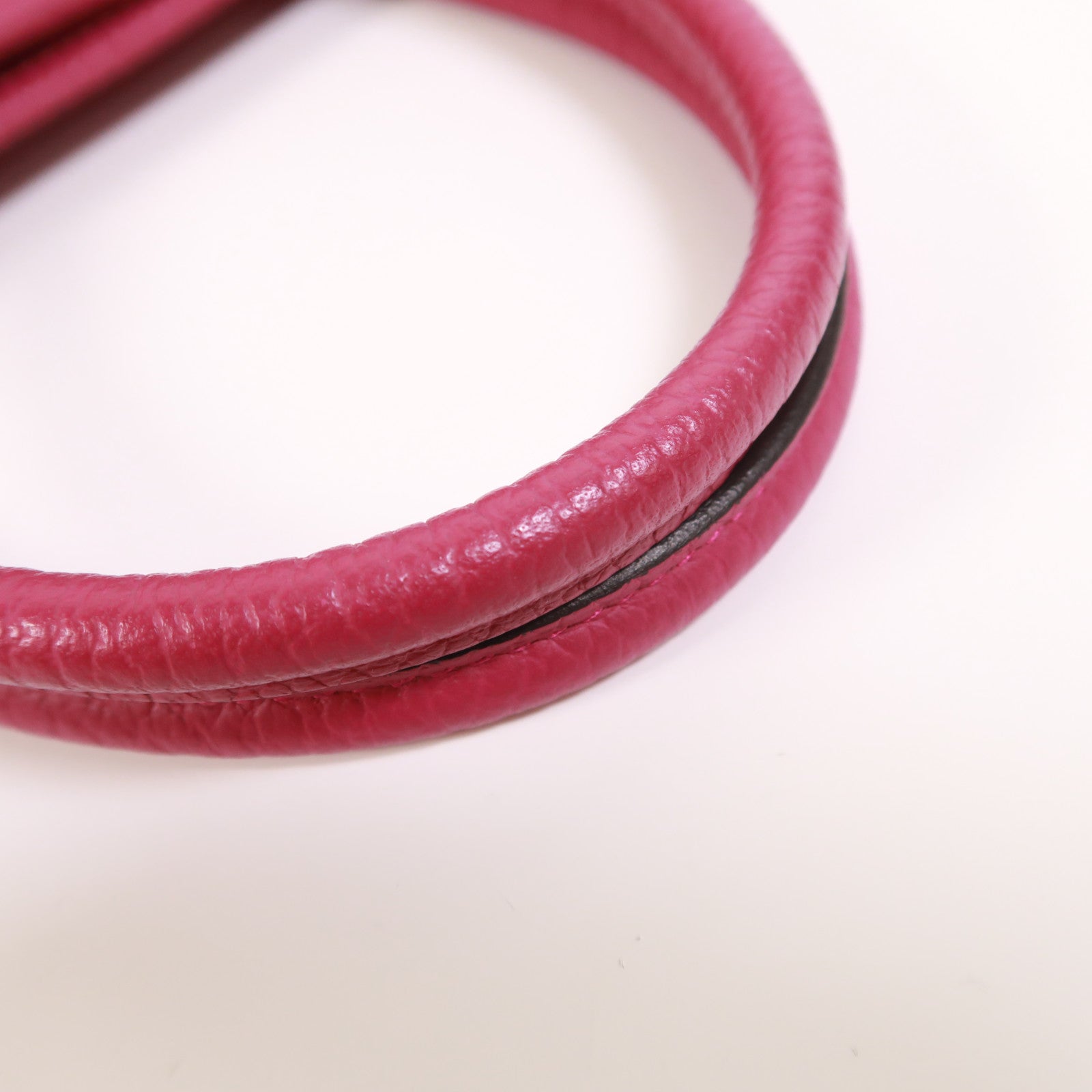 HERMES Negonda皮革Garden Party TPM銀扣手挽袋Rose Pourpre