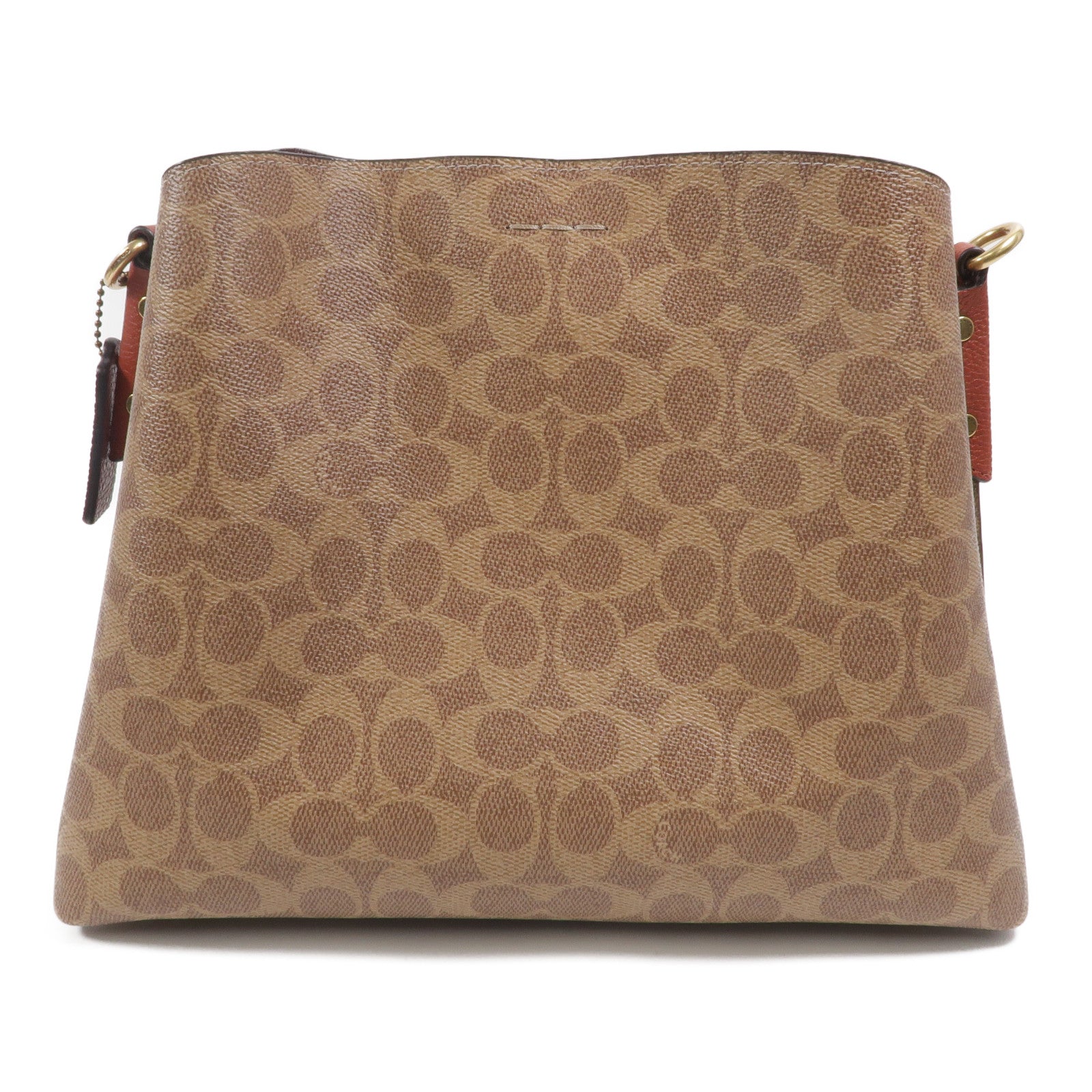 COACH 塗層帆布Shoulder Bag肩背袋