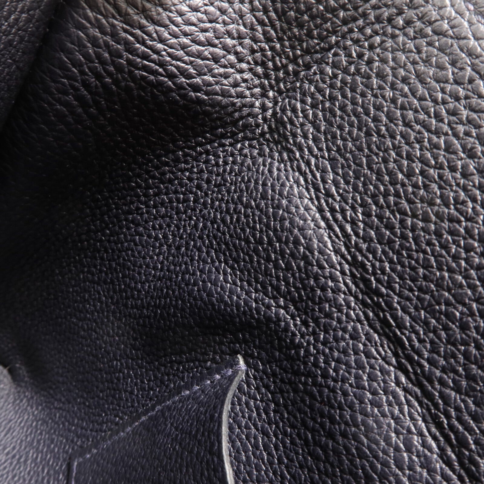 HERMES Togo皮革Videpoches肩背袋Noir