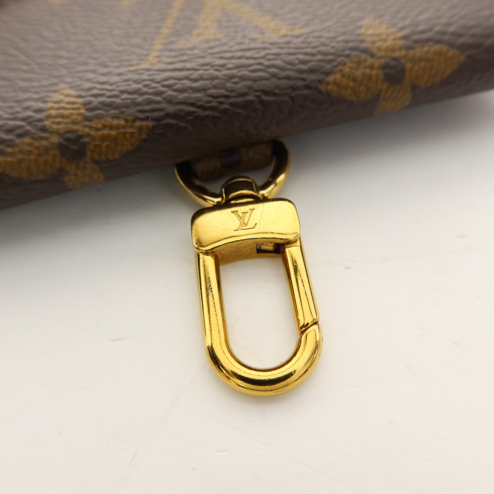 LOUIS VUITTON Monogram Felicie Strap & Go金扣肩背袋