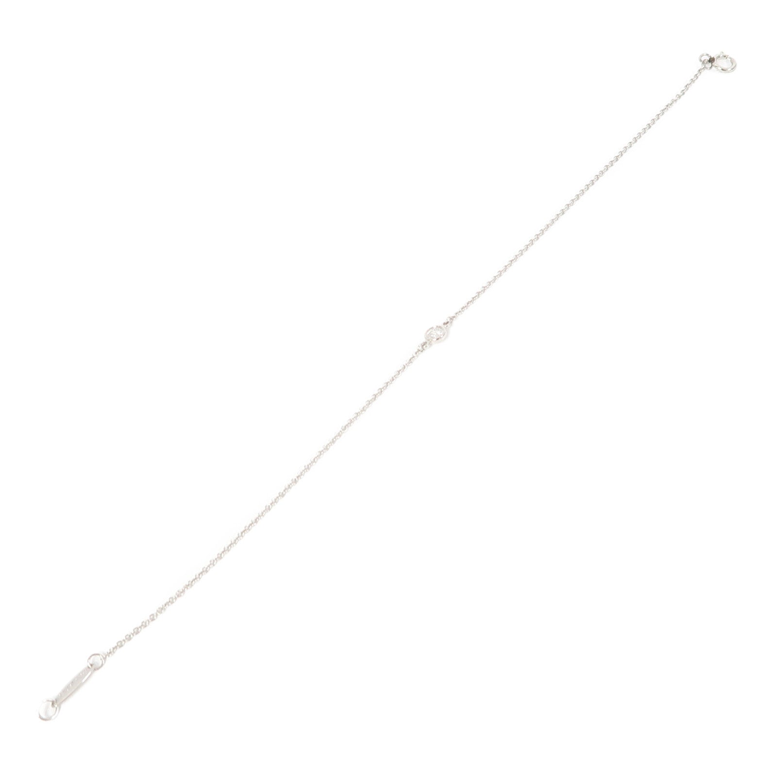 TIFFANY＆CO 【激減優惠】Pt950鉑金Elsa Peretti Bracelet手鏈