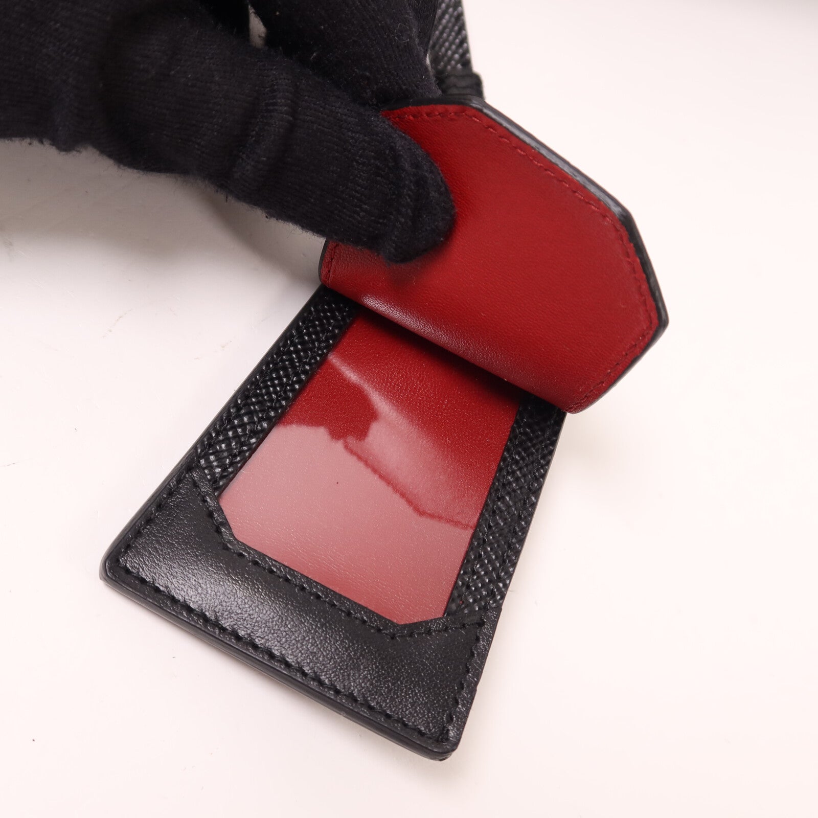 PRADA 牛皮皮革Secchiello In Pelle手挽肩背兩用袋