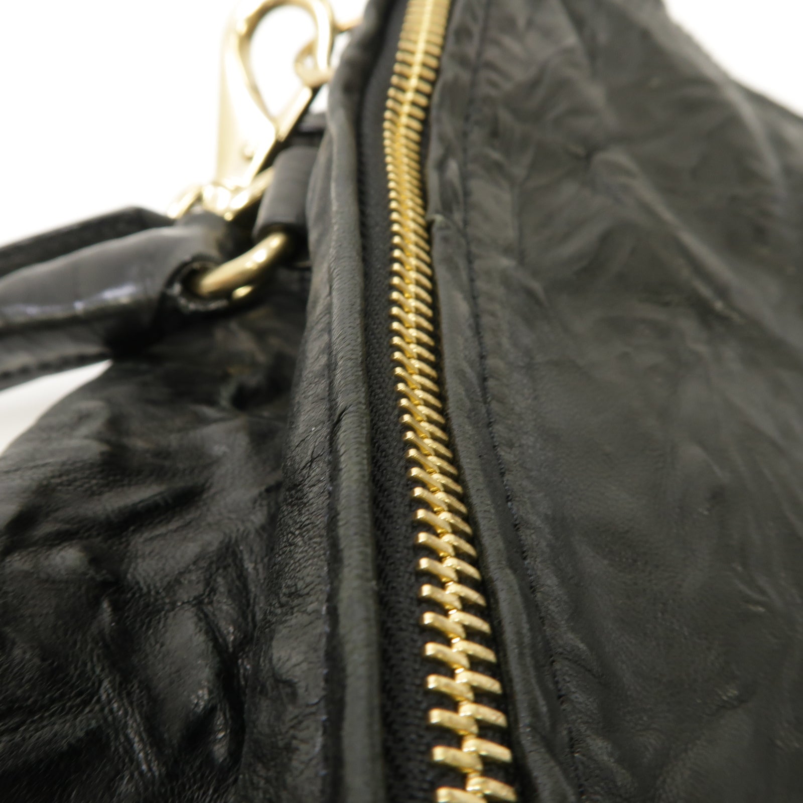 GIVENCHY 【清倉大減價】牛皮皮革Pandora Shoulder Bag金扣手挽肩背兩用袋黑色