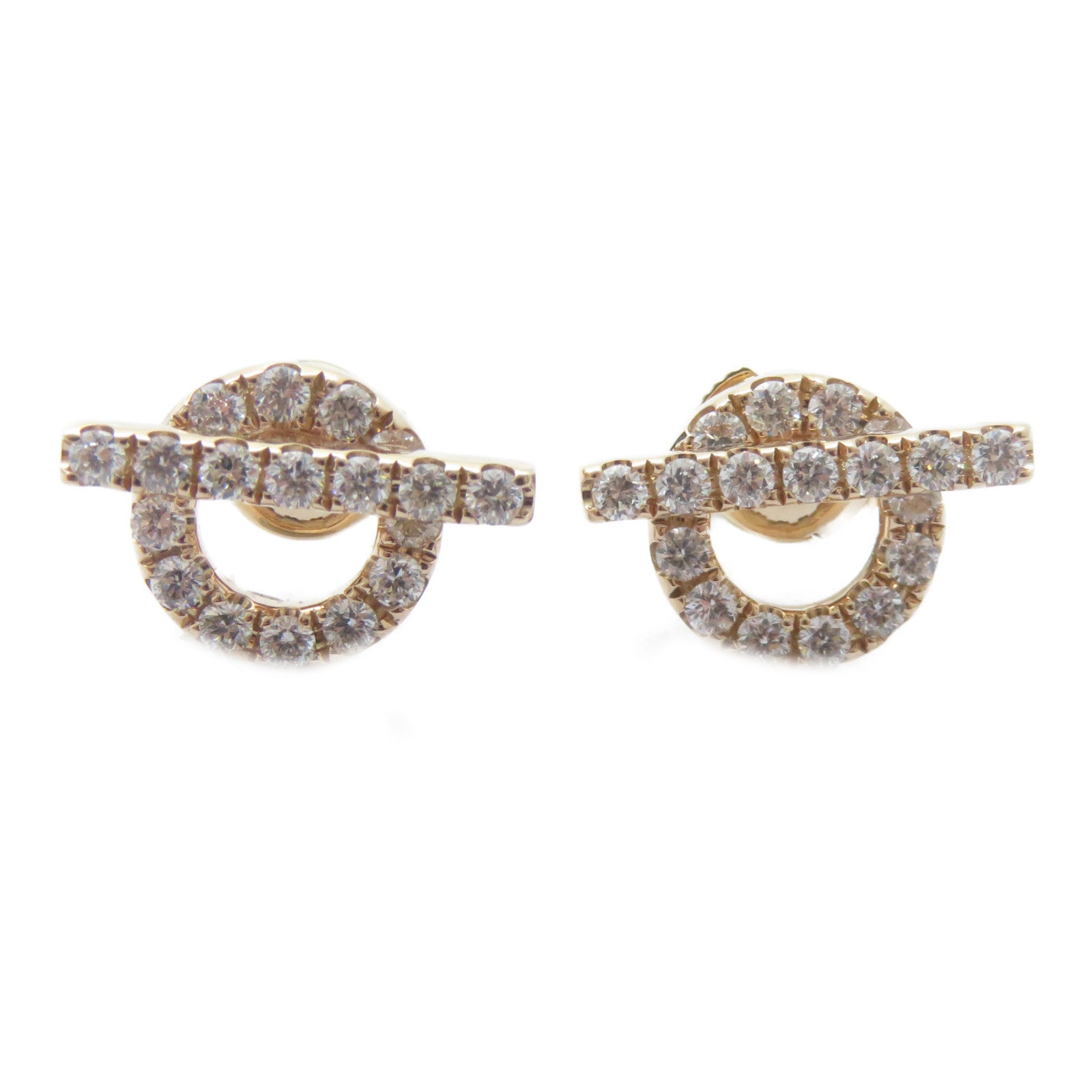JEWELRY 18K玫瑰金Diamond Earrings鑽石耳環