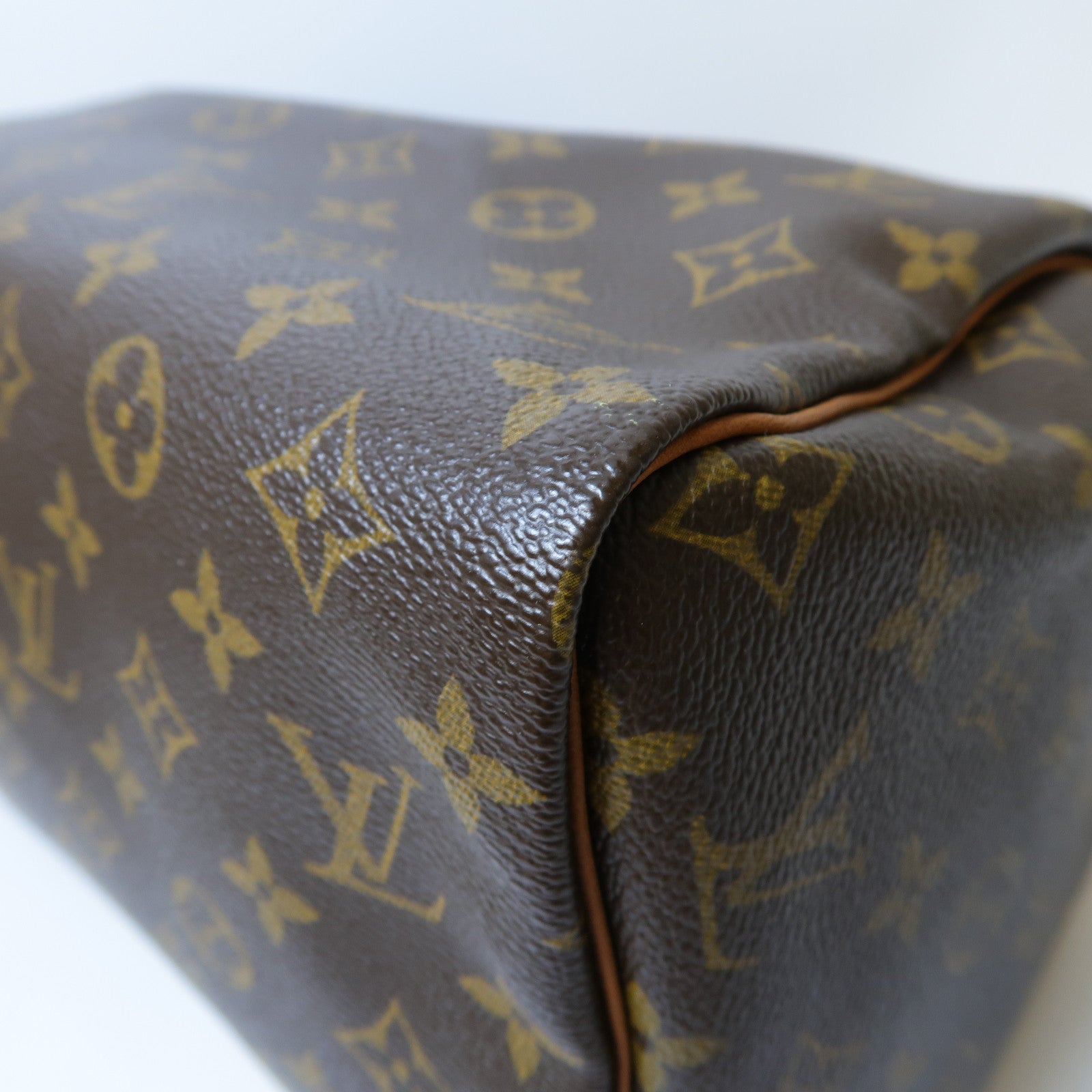 LOUIS VUITTON 【激減優惠】Monogram Speedy 30金扣手挽袋啡色
