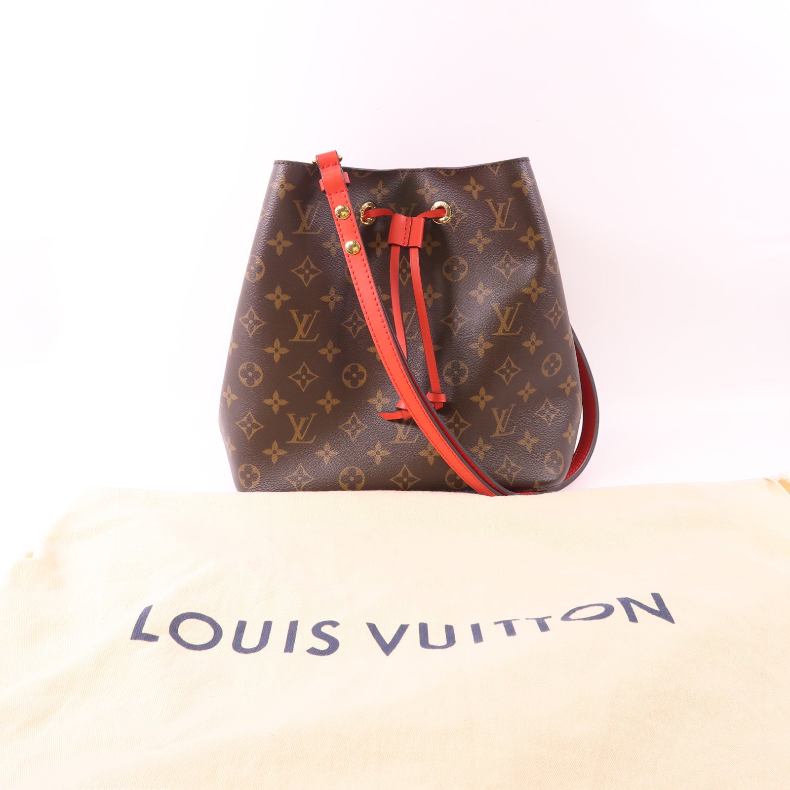 LOUIS VUITTON Monogram Neo Noe MM金扣肩背袋