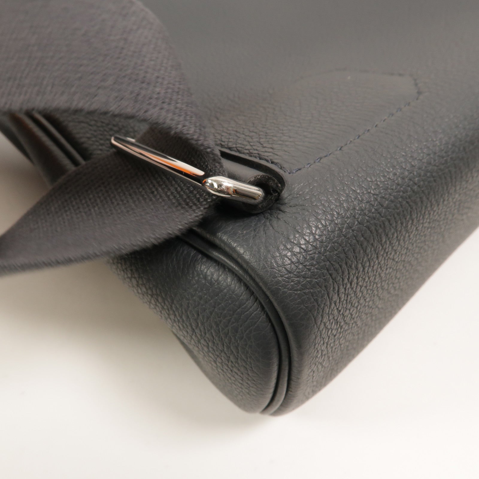 HERMES Togo皮革Hac A Dos PM背包Gris Misty