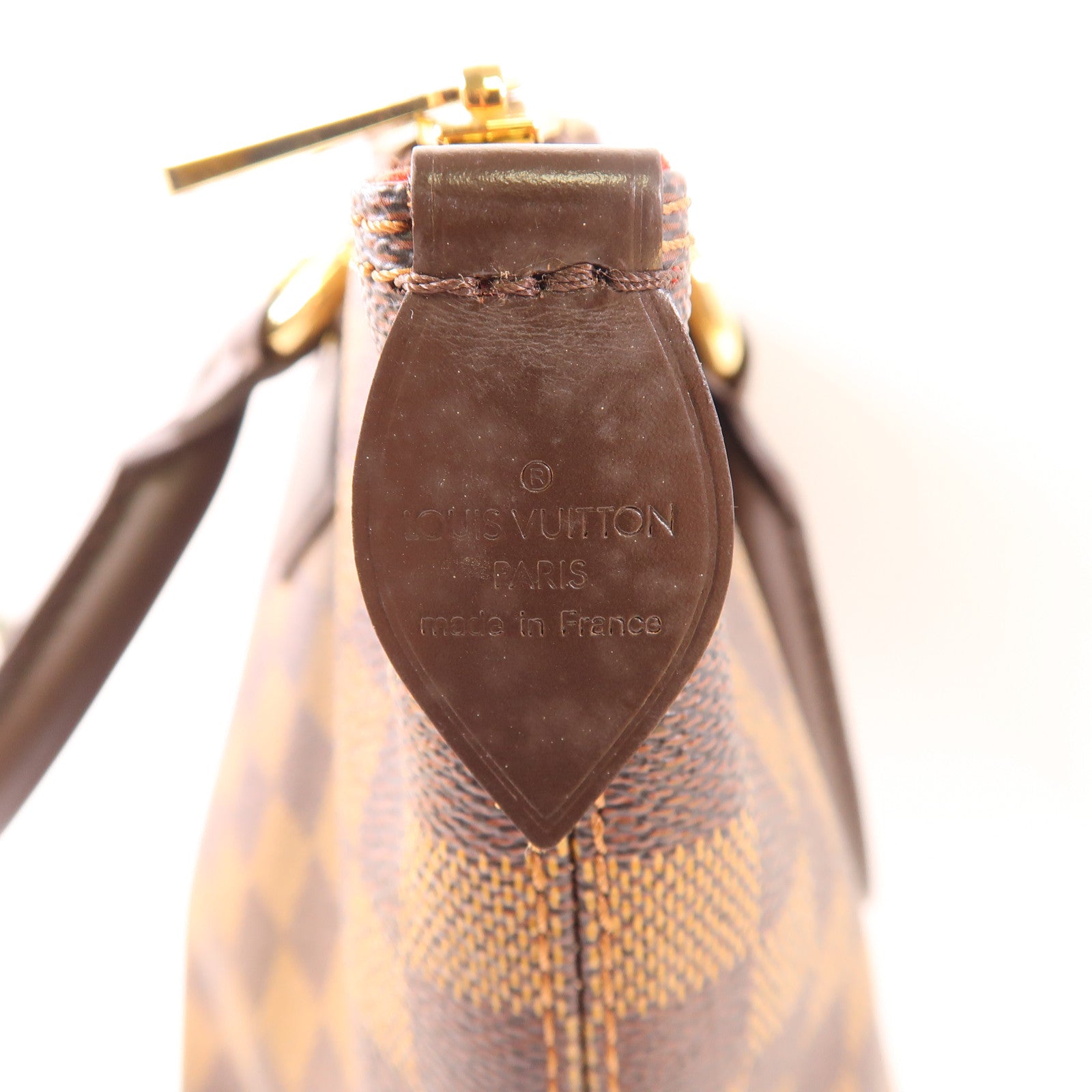 LOUIS VUITTON LV GHW Saleya PM Shoulder Handbag N51183 Damier Brown
