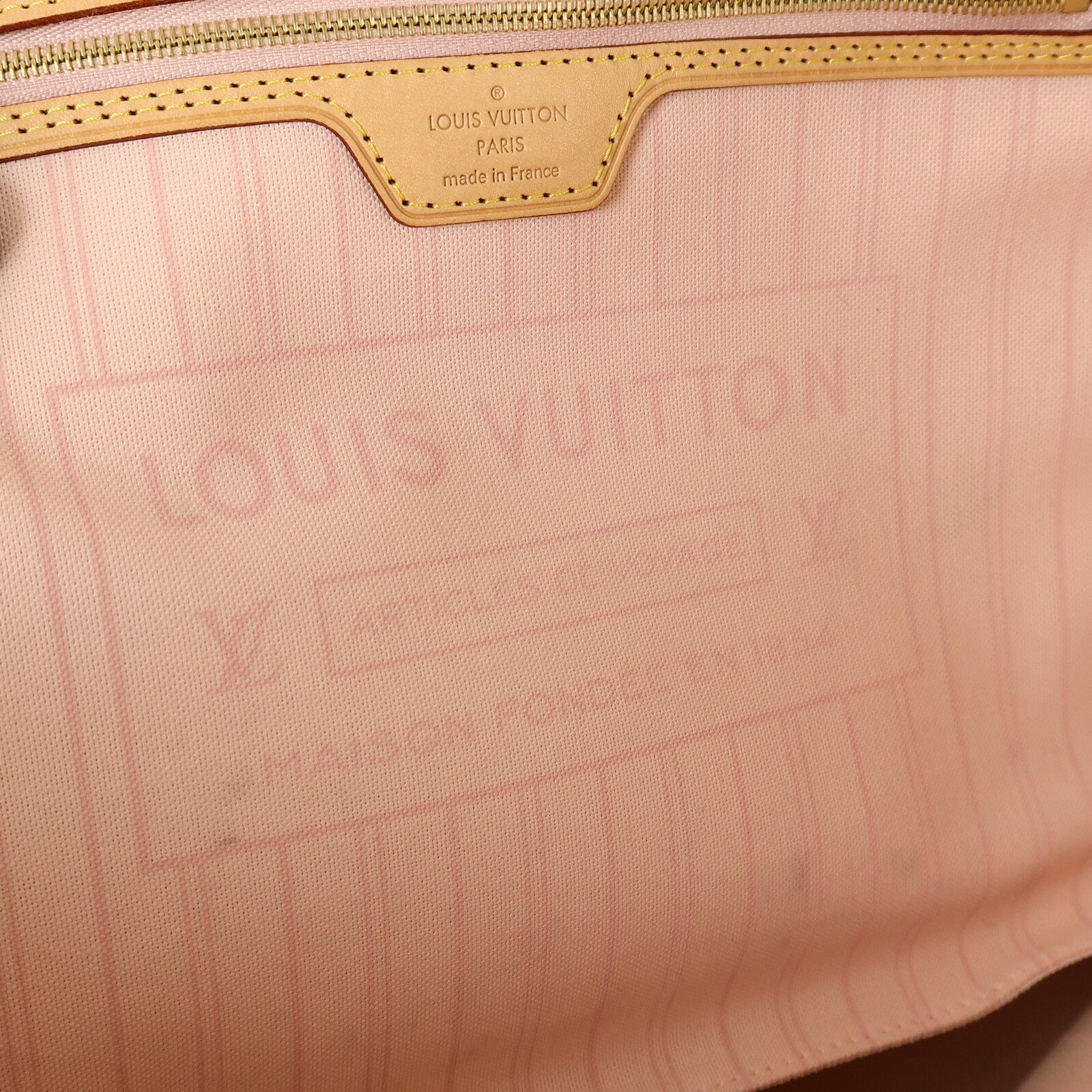 LOUIS VUITTON Damier Azur Neverfull MM手挽袋