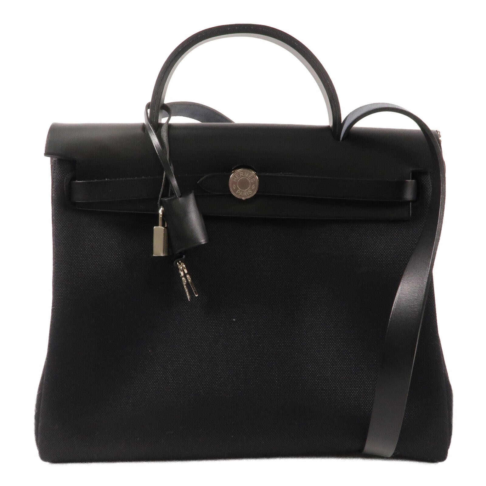 HERMES 帆布Herbag PM手挽肩背兩用袋