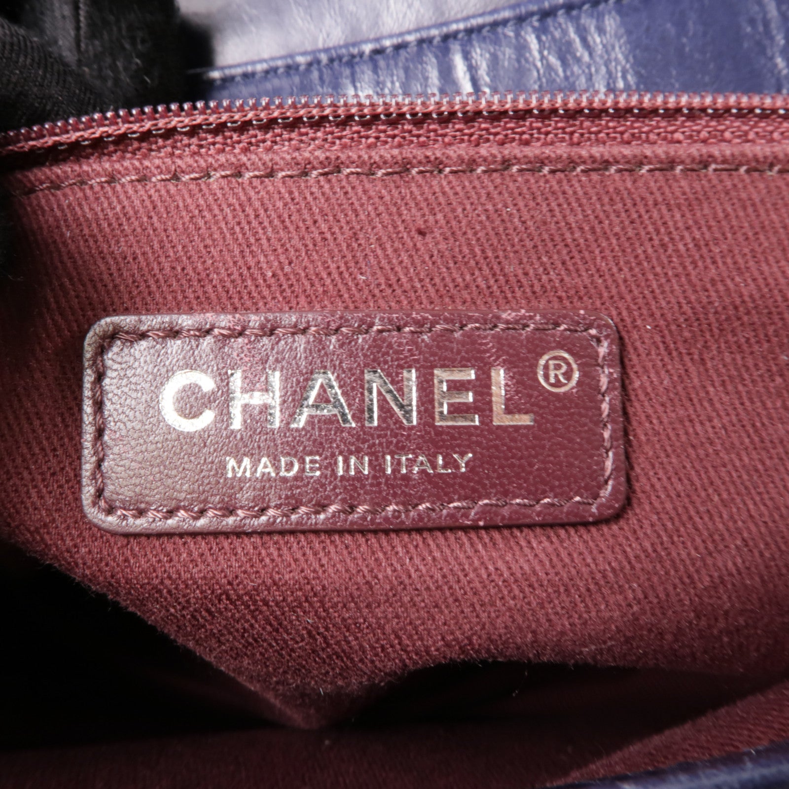 CHANEL 牛皮皮革2 Way Chain Shoulder銀扣手挽肩背兩用袋