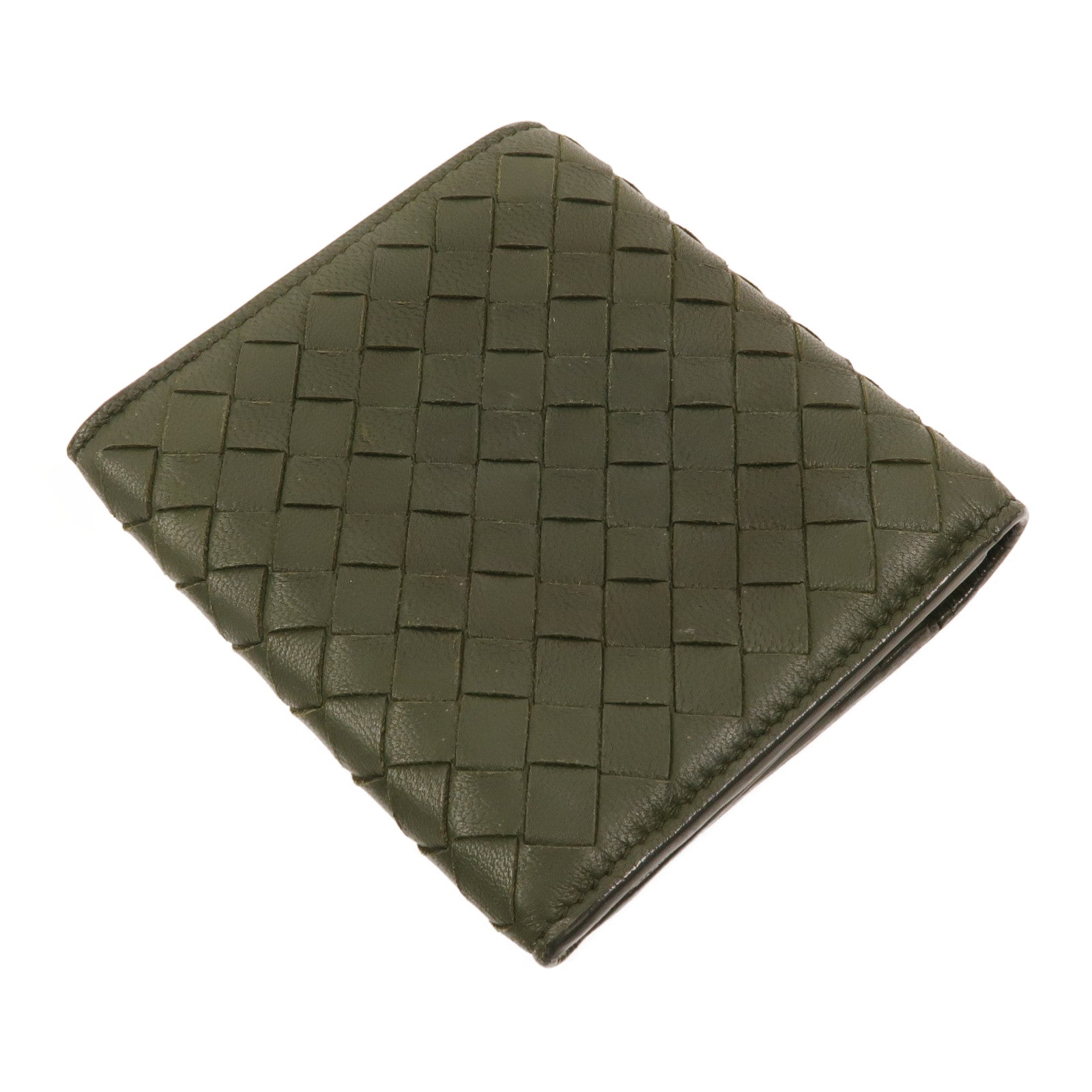 BOTTEGA VENETA 羊皮皮革Tri-Fold Zip Wallet錢包