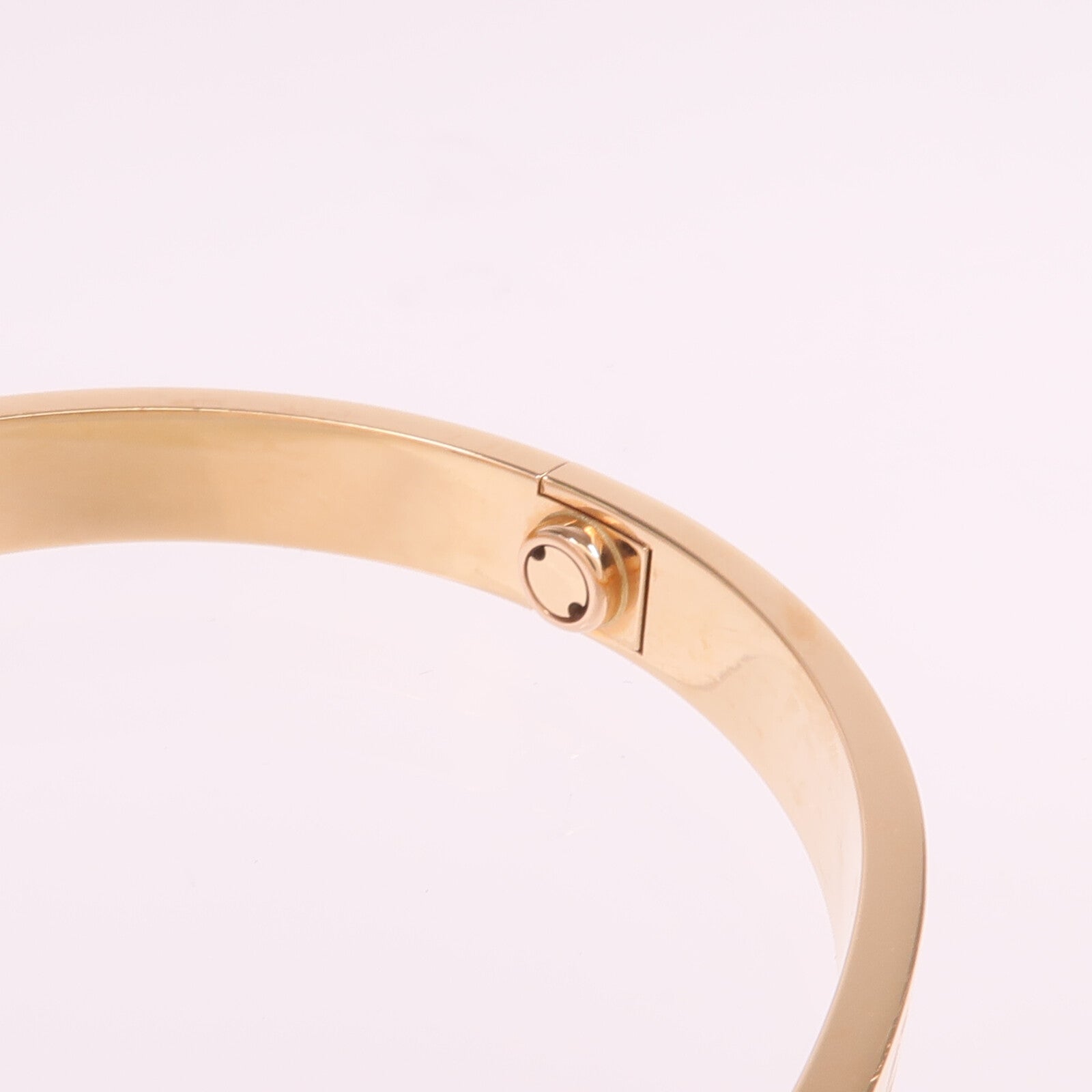 CARTIER 18K玫瑰金Love Bracelet手鐲Cartier#17