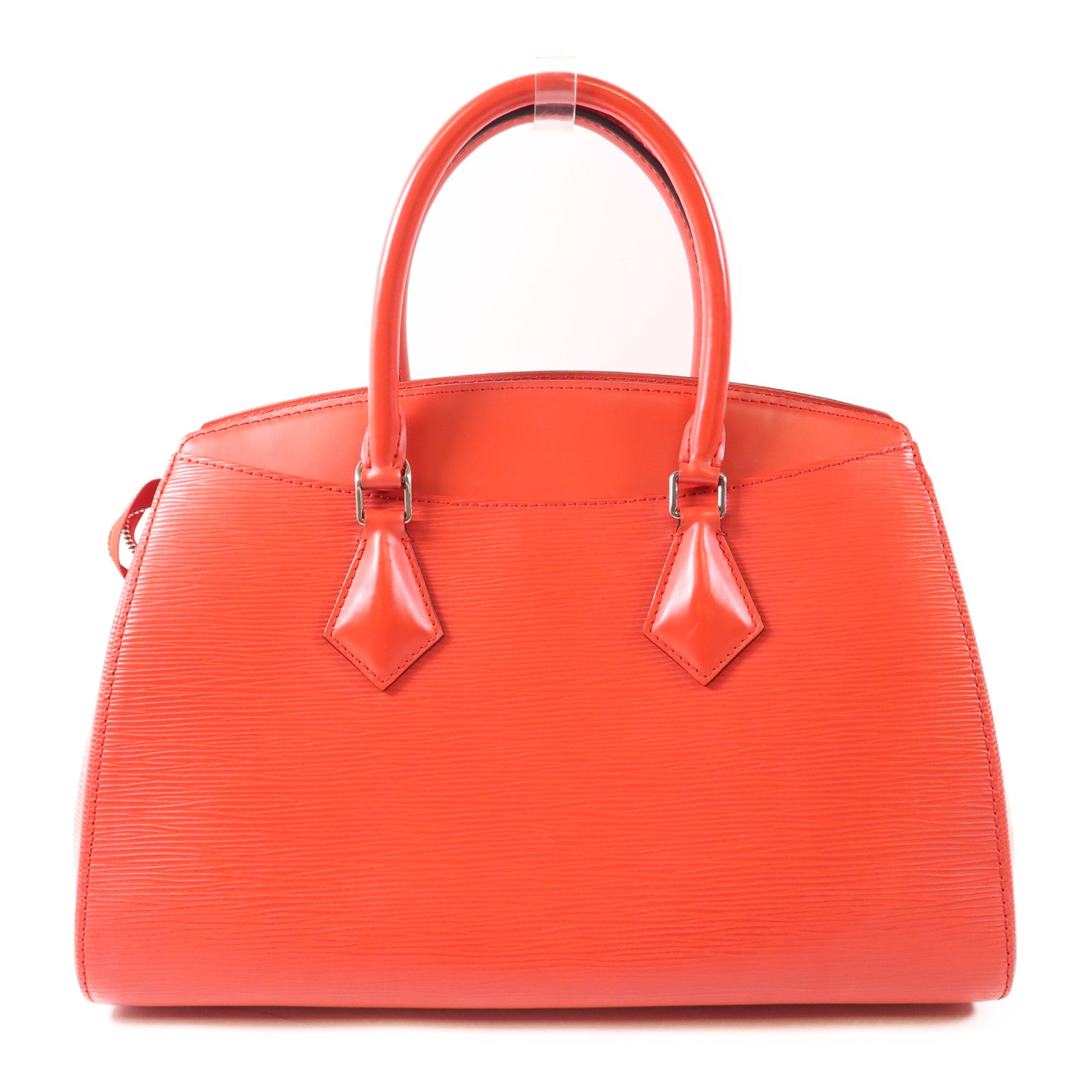 LOUIS VUITTON Epi Soufflot MM銀扣手挽肩背兩用袋