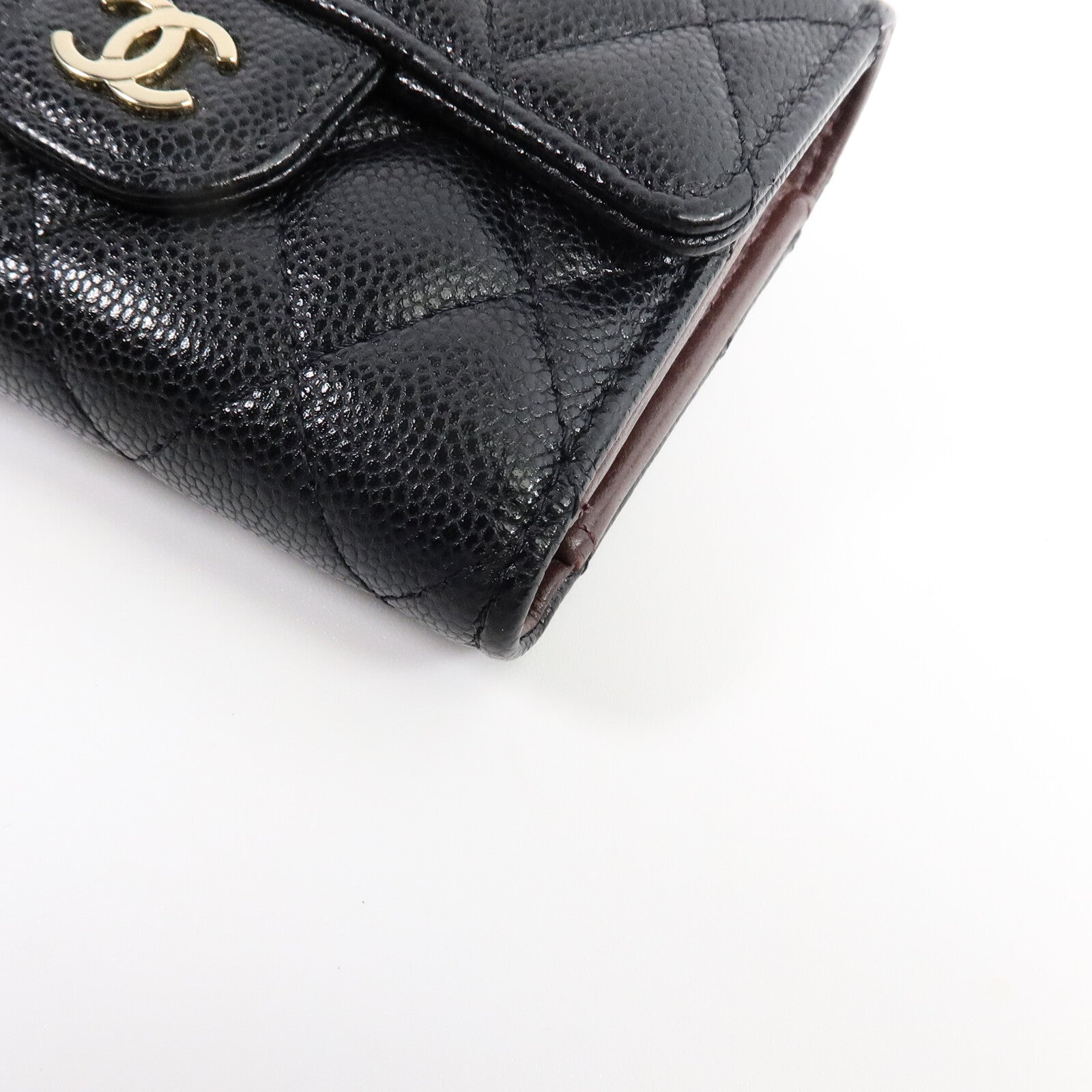 CHANEL 牛皮皮革Classic Flap Wallet錢包