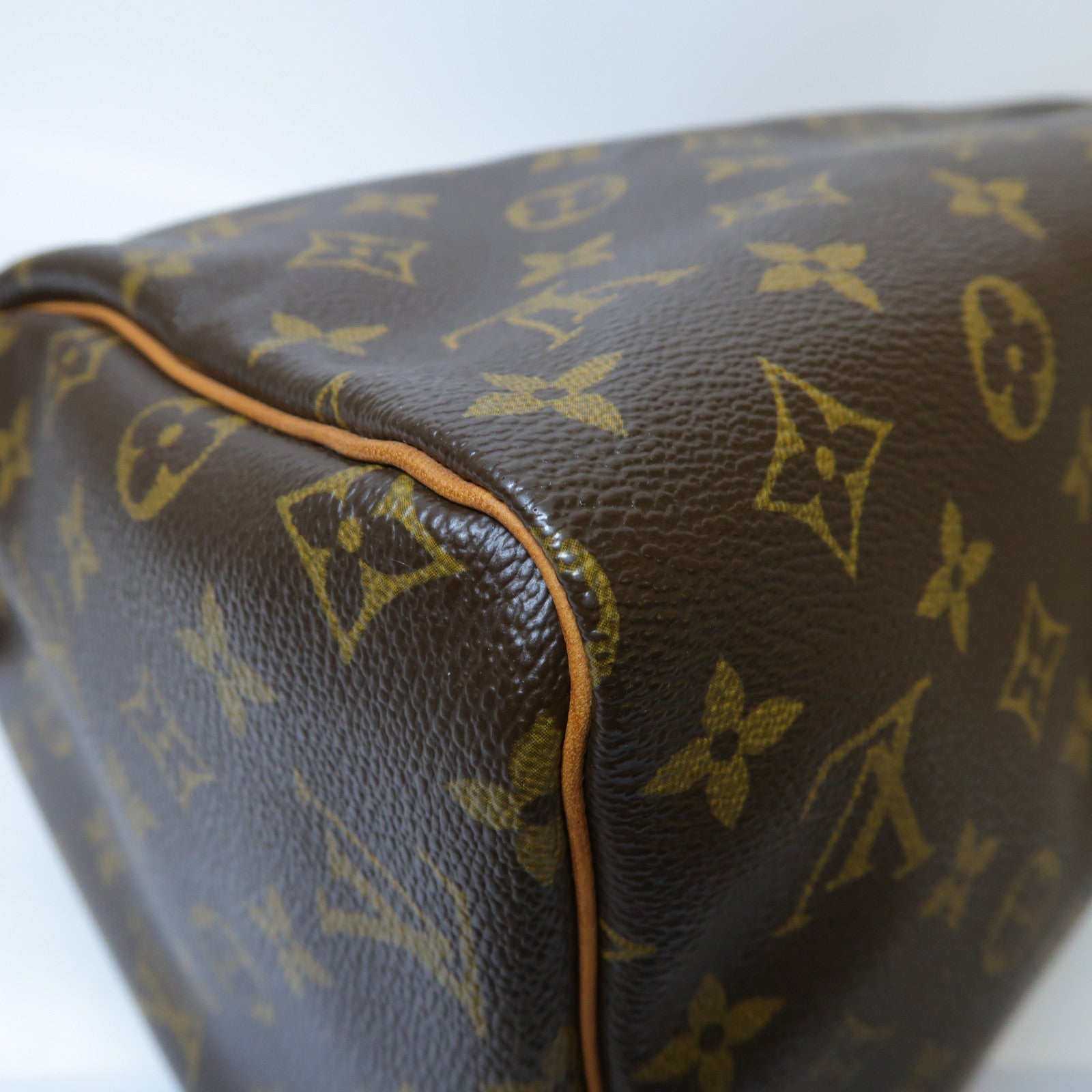 LOUIS VUITTON 【激減優惠】Monogram Speedy 30金扣手挽袋啡色