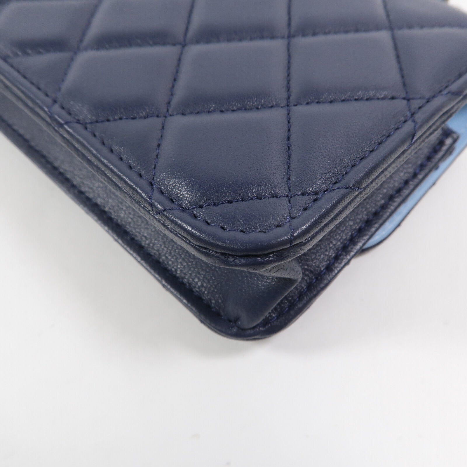 CHANEL 羊皮皮革Mini Flap With Handle鏈帶手挽肩背兩用袋