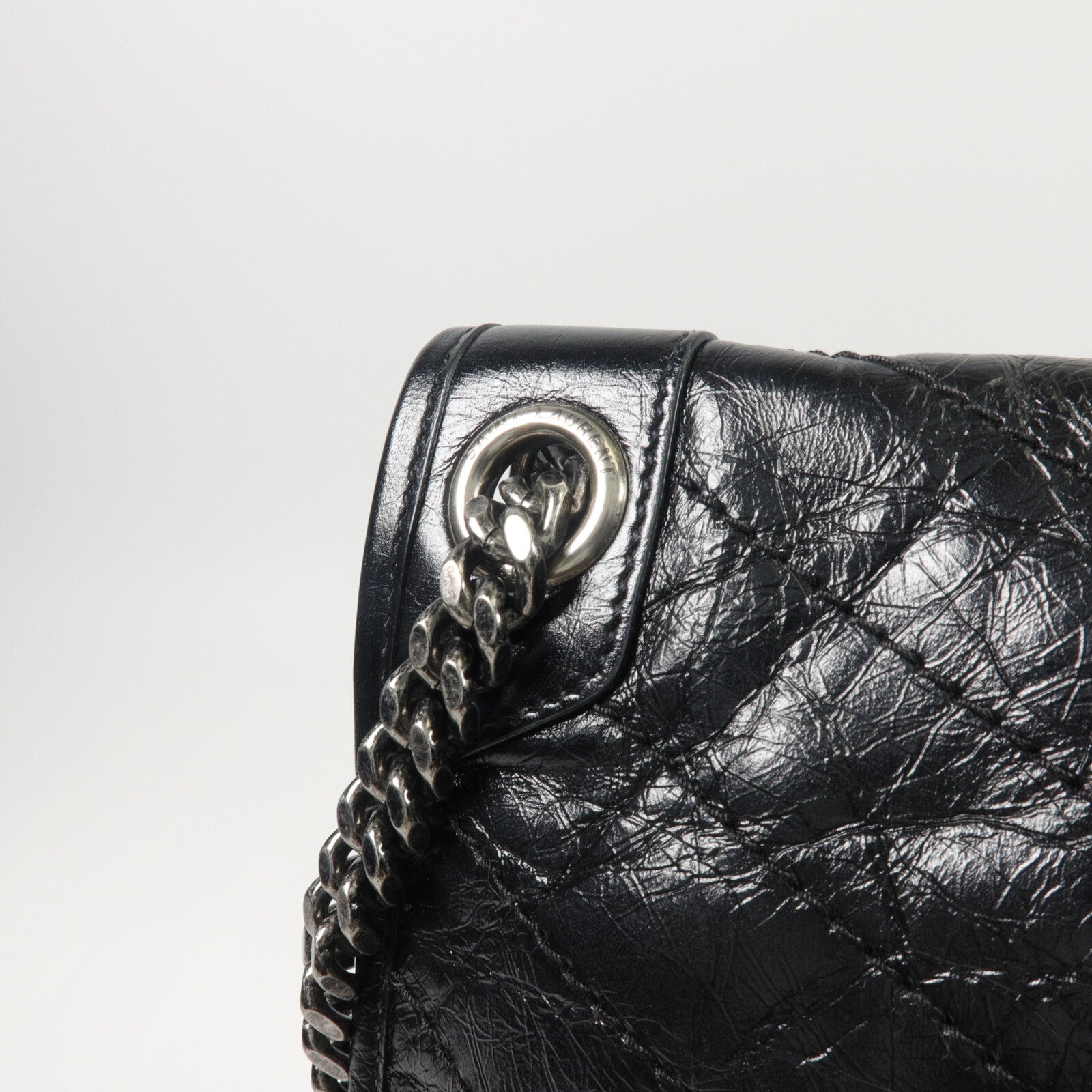 SAINT LAURENT 牛皮皮革Niki Medium鏈帶肩背袋
