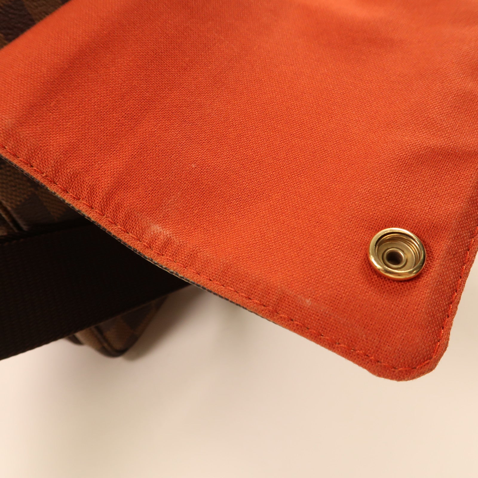 LOUIS VUITTON 【激減優惠】Damier Naviglio金扣肩背袋啡色