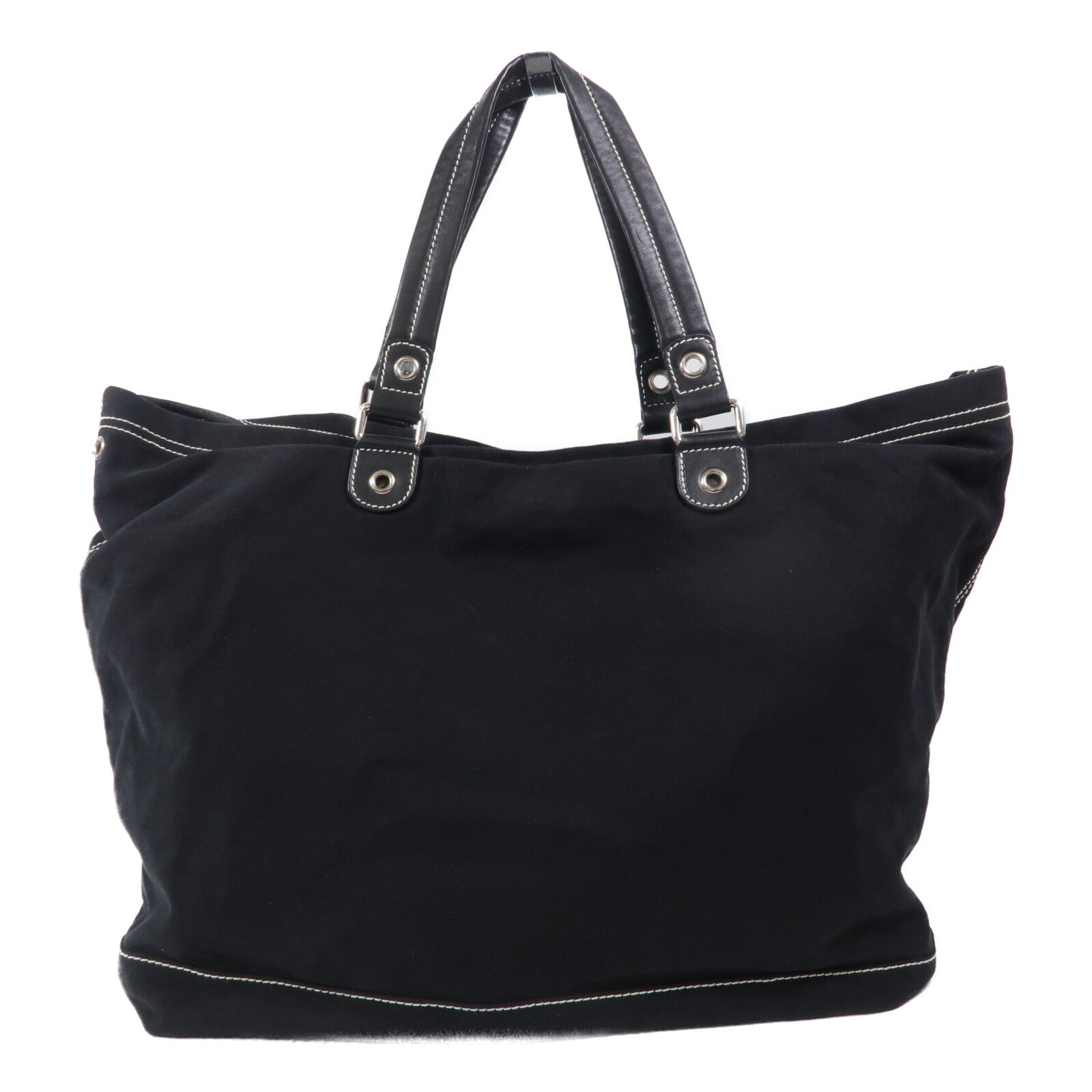 GUCCI 帆布/蜥蜴皮革Tote Bag肩背袋