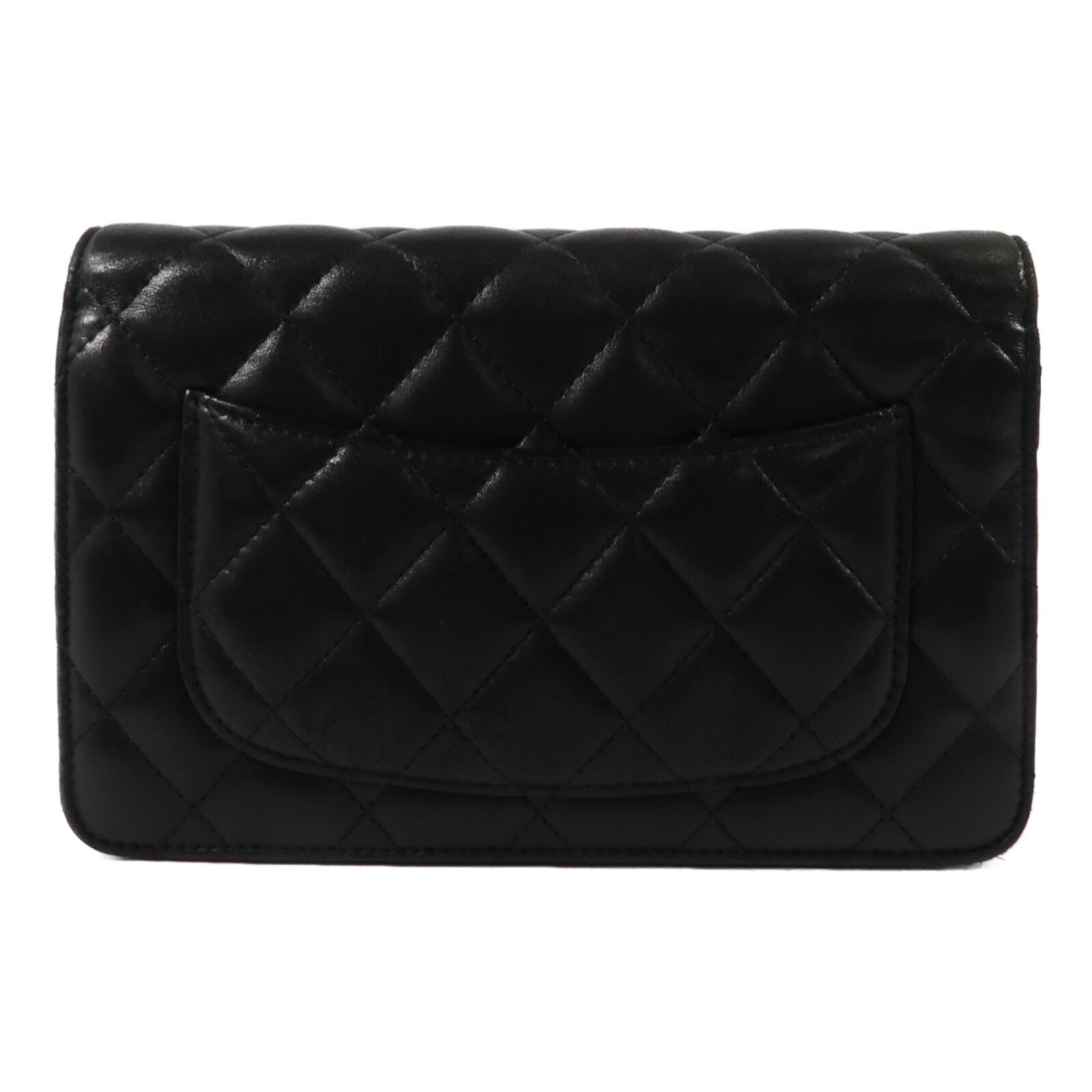 CHANEL 羊皮皮革WOC Wallet On Chain鏈帶肩背袋