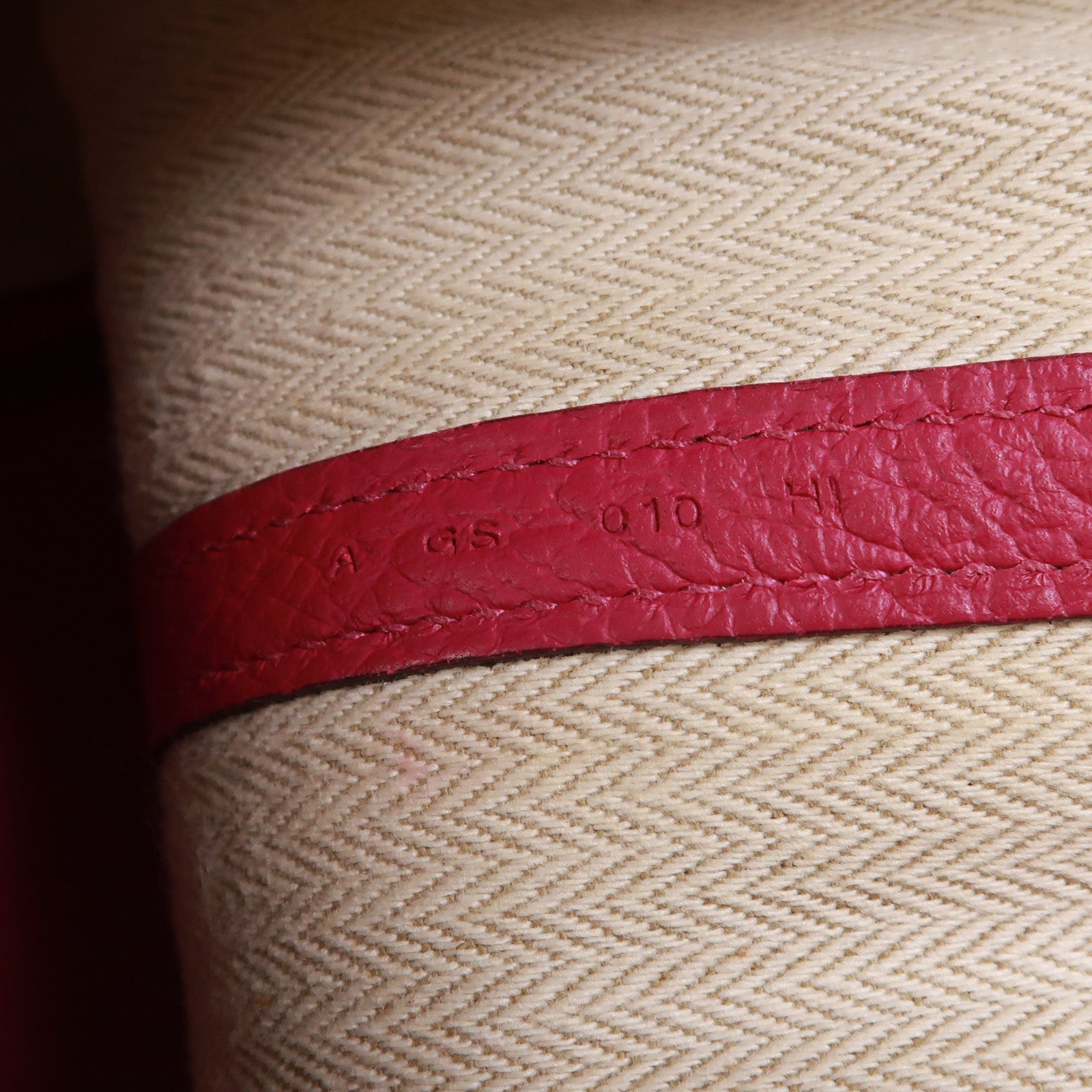 HERMES Negonda皮革Garden Party TPM銀扣手挽袋Rose Pourpre