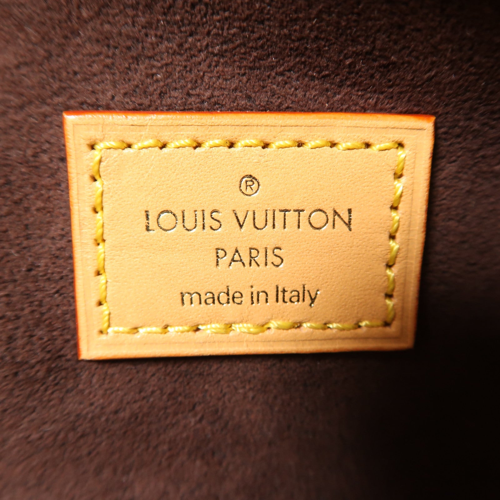 LOUIS VUITTON Monogram Mini Bumbag金扣手挽肩背兩用袋棕色