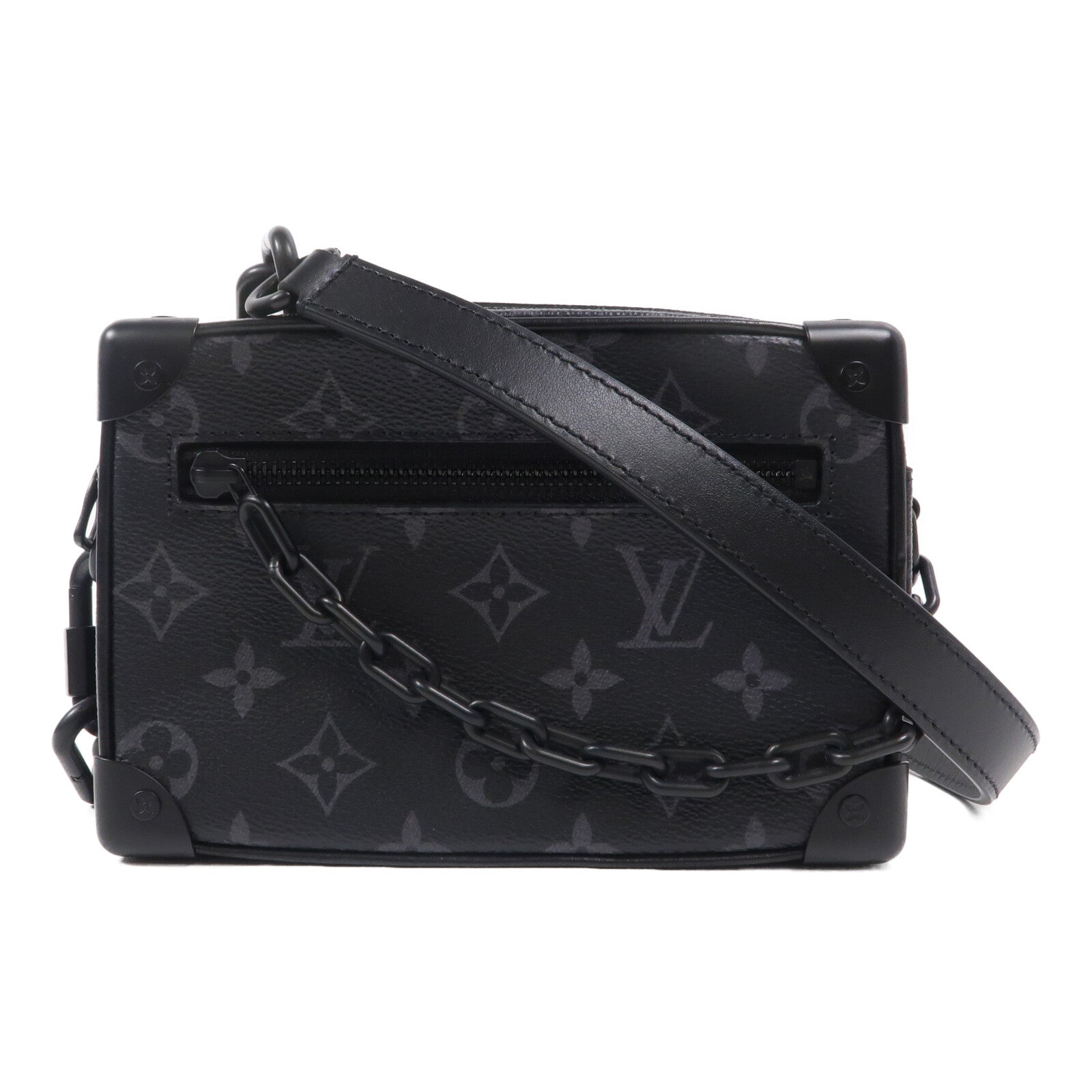 LOUIS VUITTON Monogram Eclipse Mini Soft Trunk肩背袋