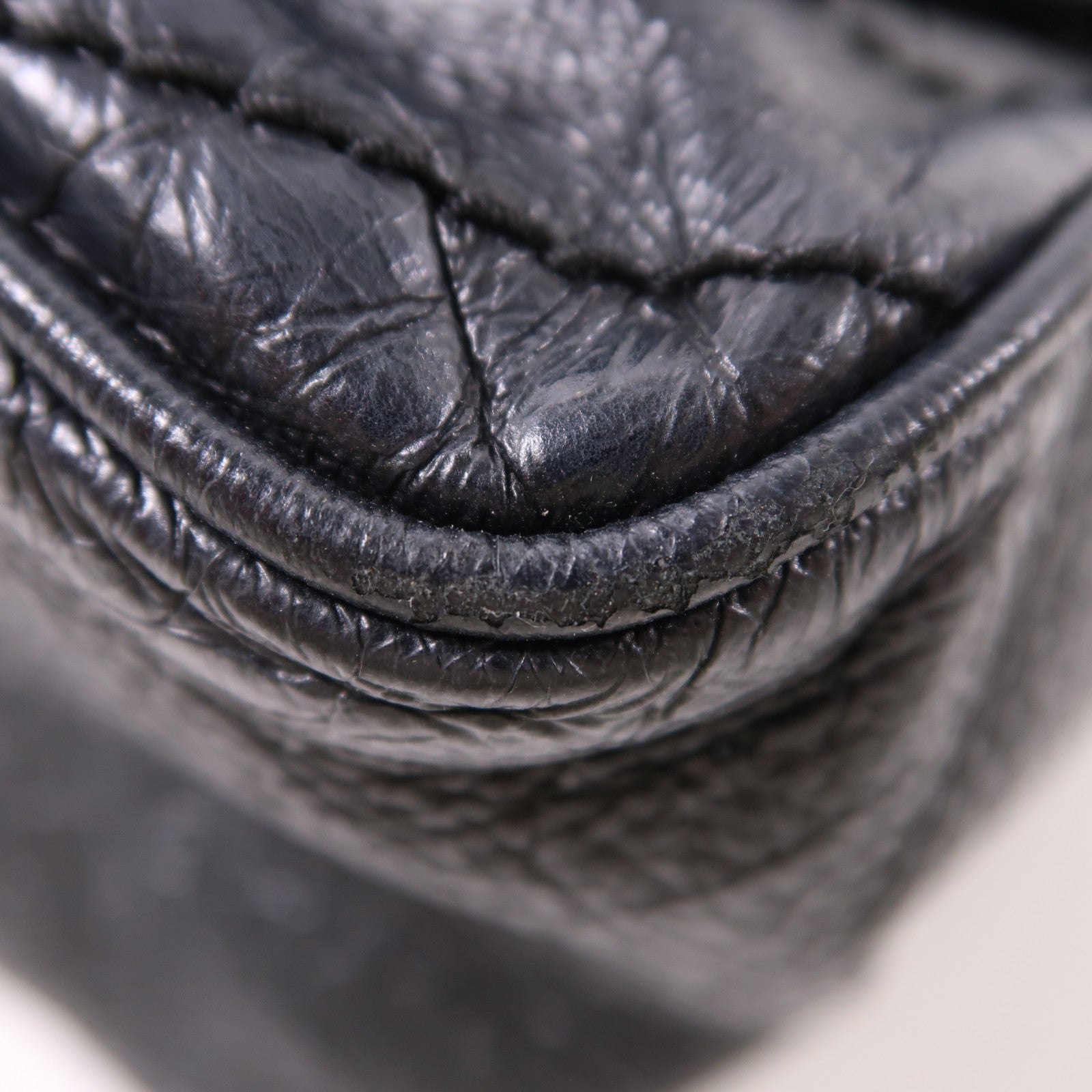 SAINT LAURENT 牛皮皮革Niki鏈帶肩背袋深藍色