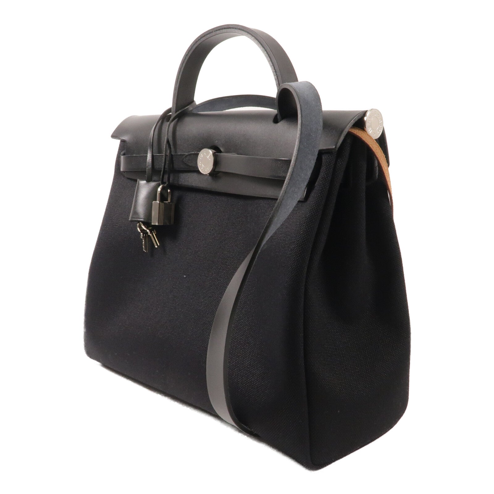 HERMES 帆布Herbag PM手挽肩背兩用袋