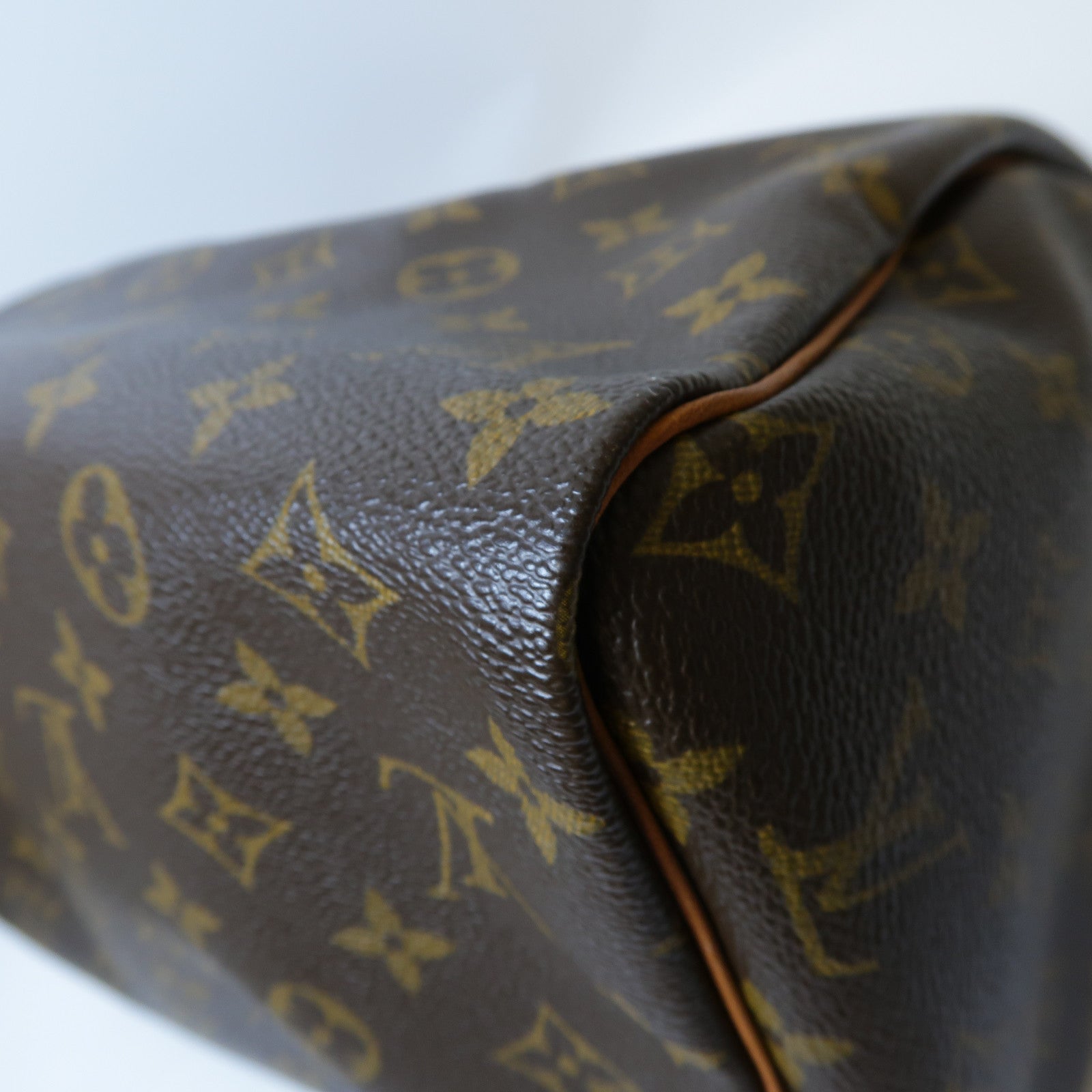 LOUIS VUITTON 【激減優惠】Monogram Speedy 30金扣手挽袋啡色